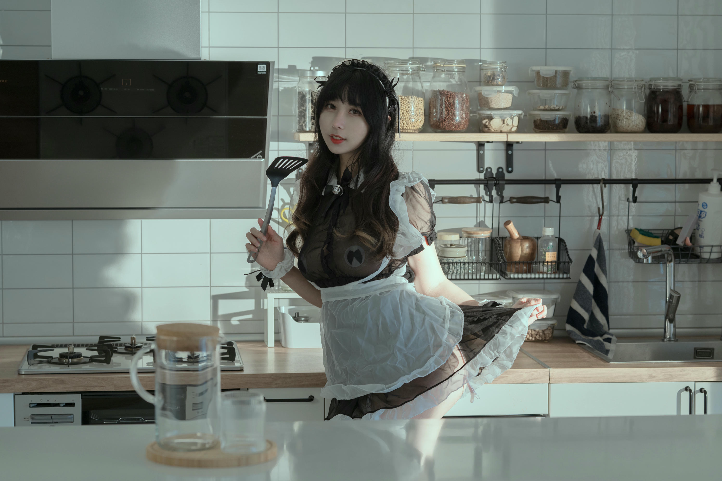 云溪溪 NO.006 奶桃 女仆 [40P8V-603MB]_第1集