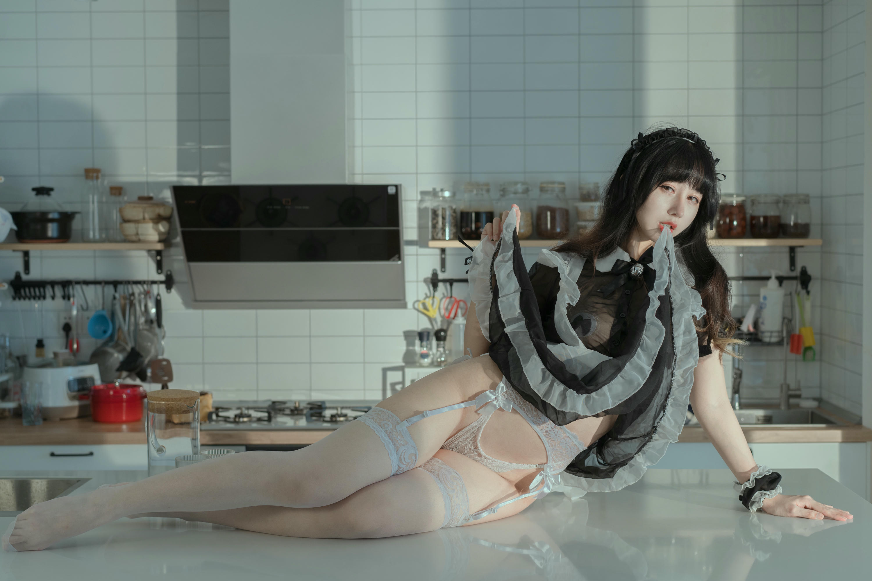 云溪溪 NO.006 奶桃 女仆 [40P8V-603MB]_第1集