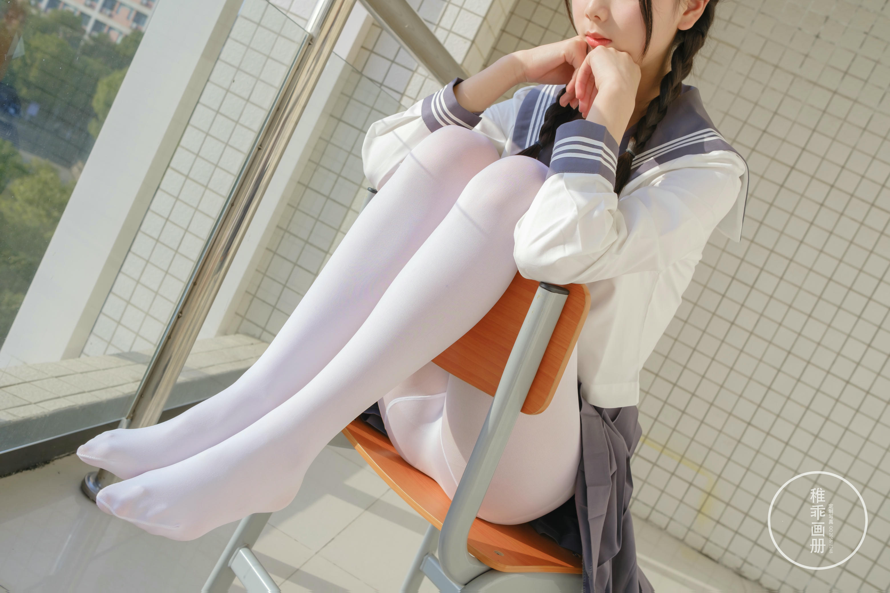 稚乖画册 NO.005 晴空03 双马尾jk [71P1V-0.99GB]_第1集
