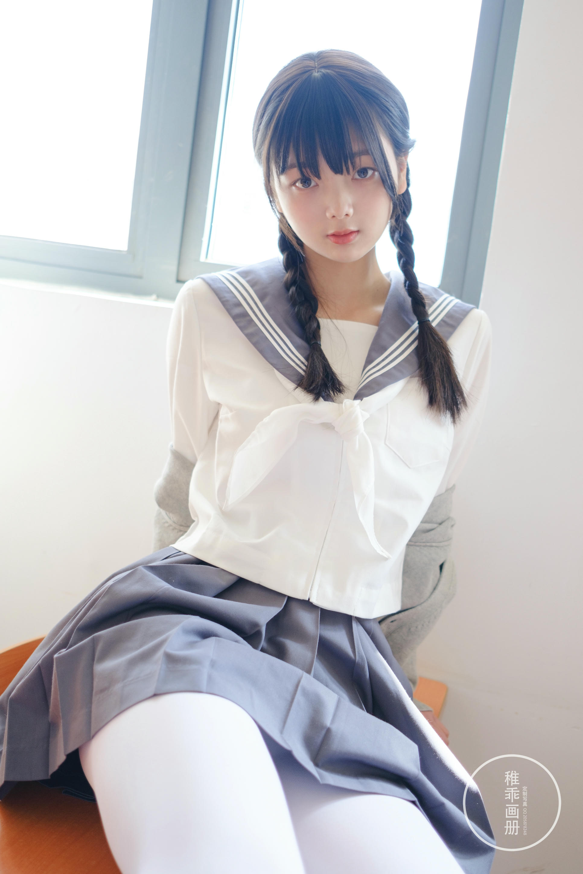 稚乖画册 NO.005 晴空03 双马尾jk [71P1V-0.99GB]_第4集