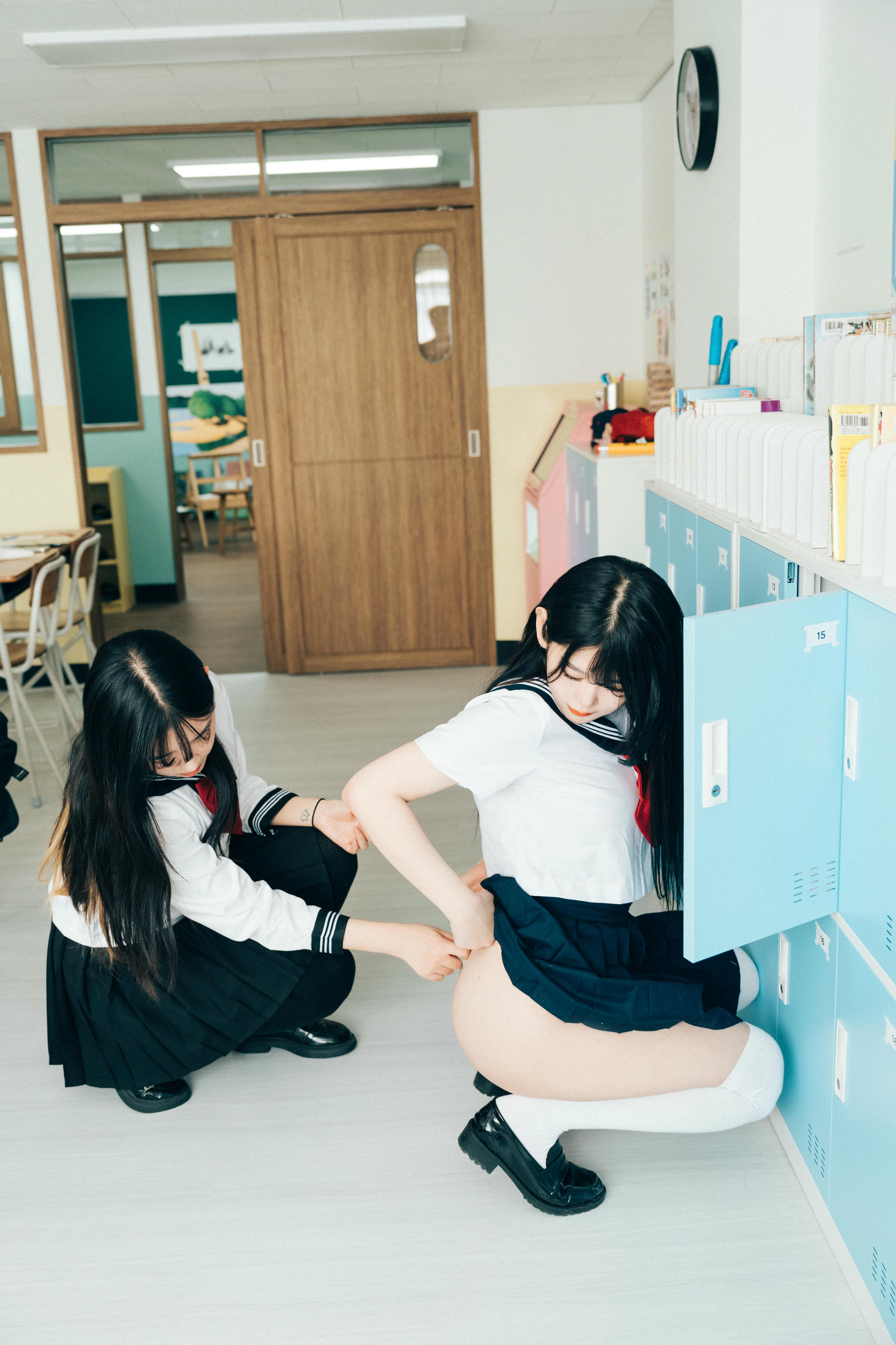 Zia (지아) NO.085 Loozy Zia (지아) x Sonson (손손) Bitch Academy Hard [195P+3V／2.95GB]-트윈_第2集