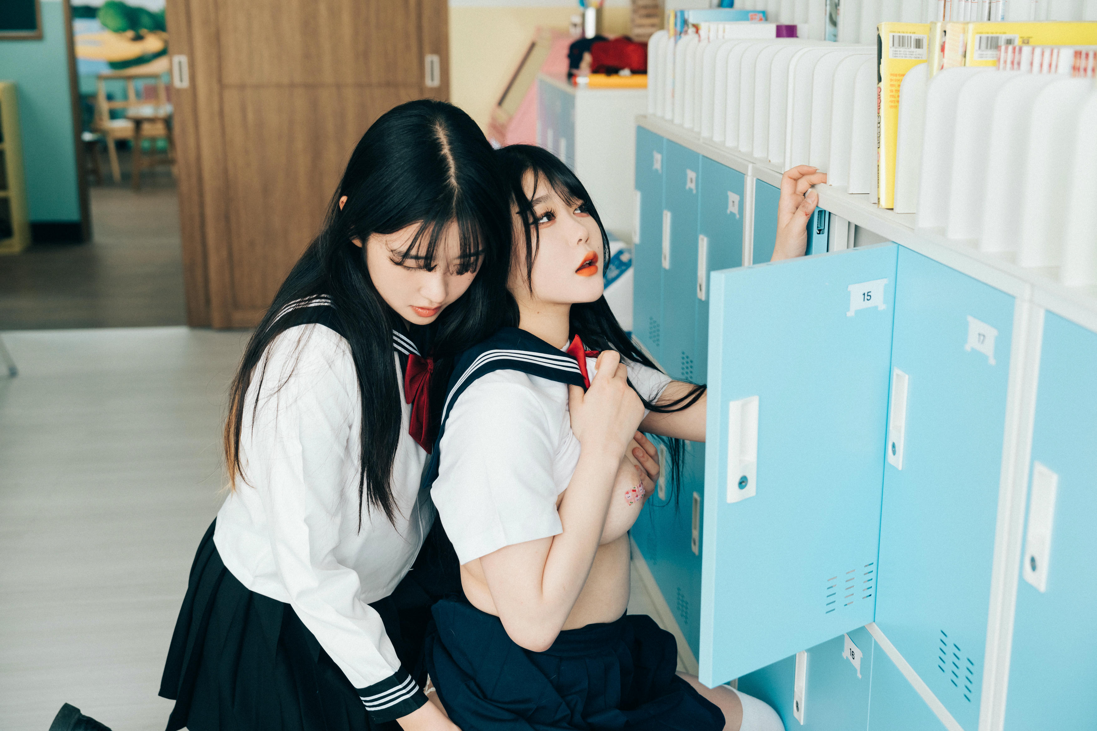 Zia (지아) NO.085 Loozy Zia (지아) x Sonson (손손) Bitch Academy Hard [195P+3V／2.95GB]-트윈_第2集