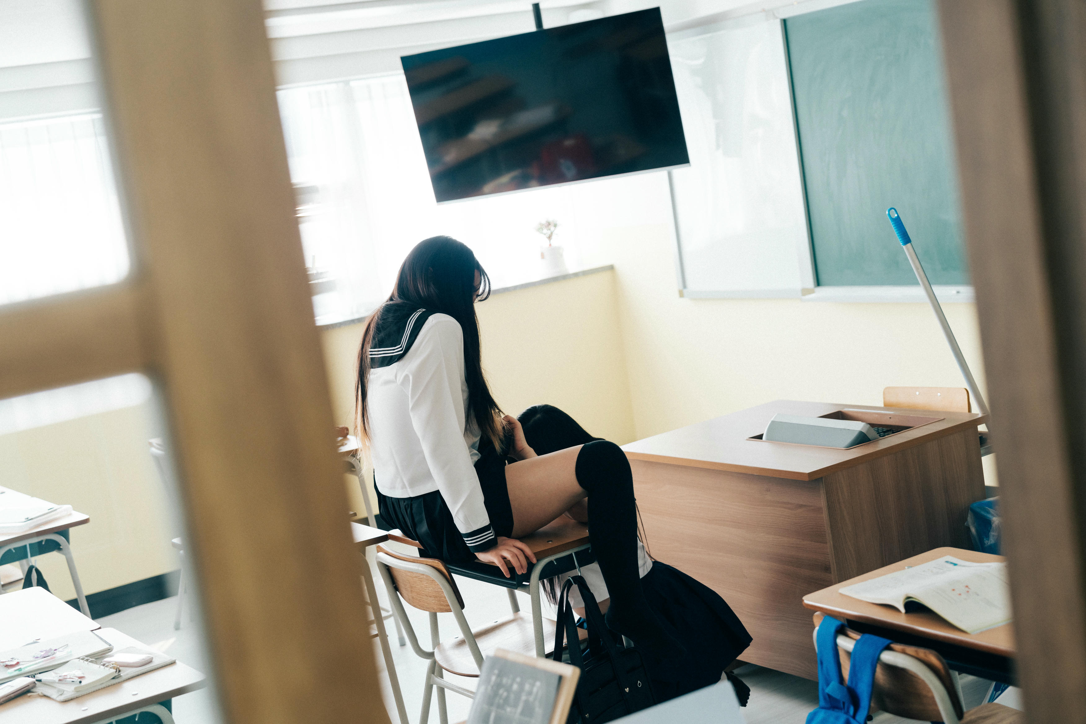 Zia (지아) NO.085 Loozy Zia (지아) x Sonson (손손) Bitch Academy Hard [195P+3V／2.95GB]-트윈_第4集