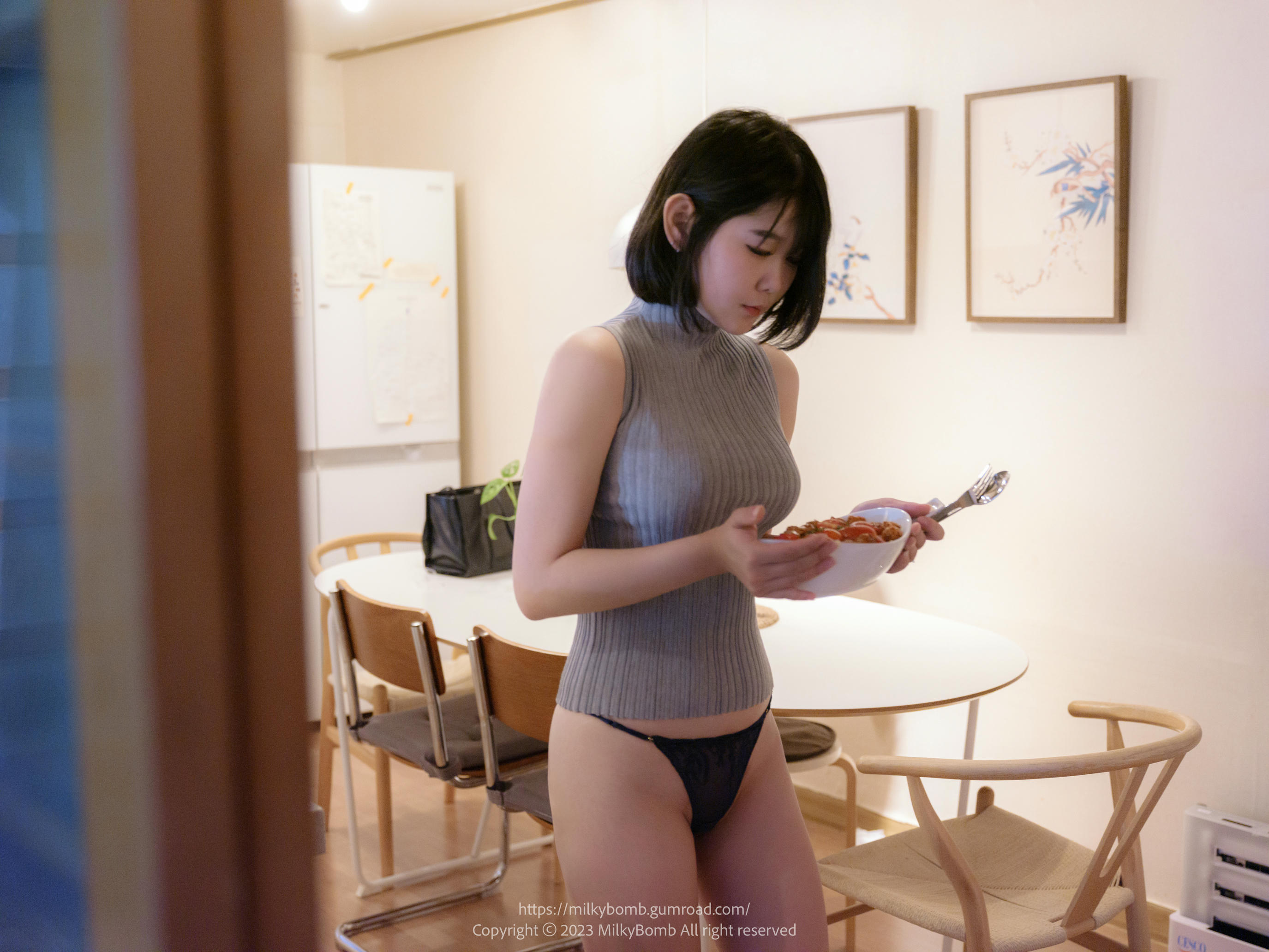 Zia (지아) NO.106 MilkyBomb Vol.001 Cooking [368P+1V／6.32GB]_第6集