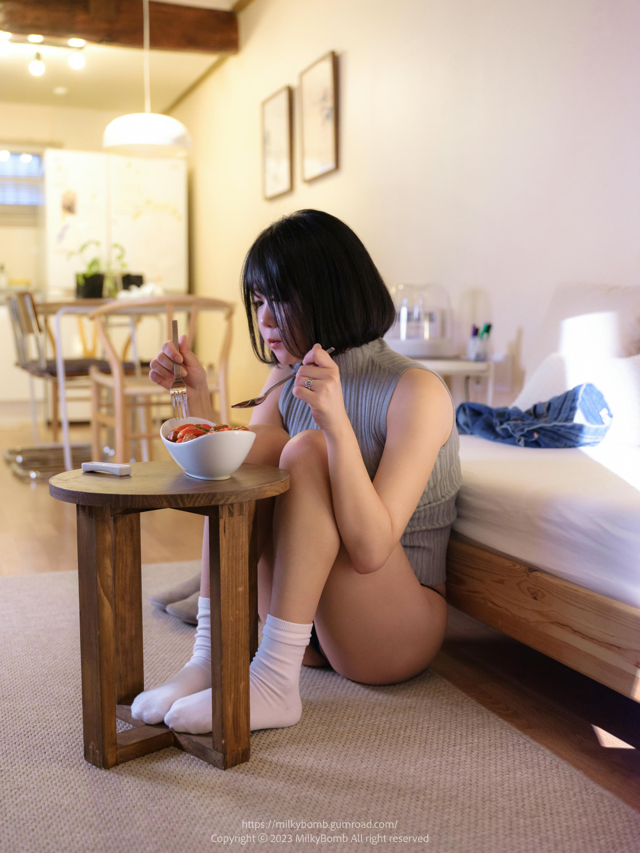 Zia (지아) NO.106 MilkyBomb Vol.001 Cooking [368P+1V／6.32GB]_第8集