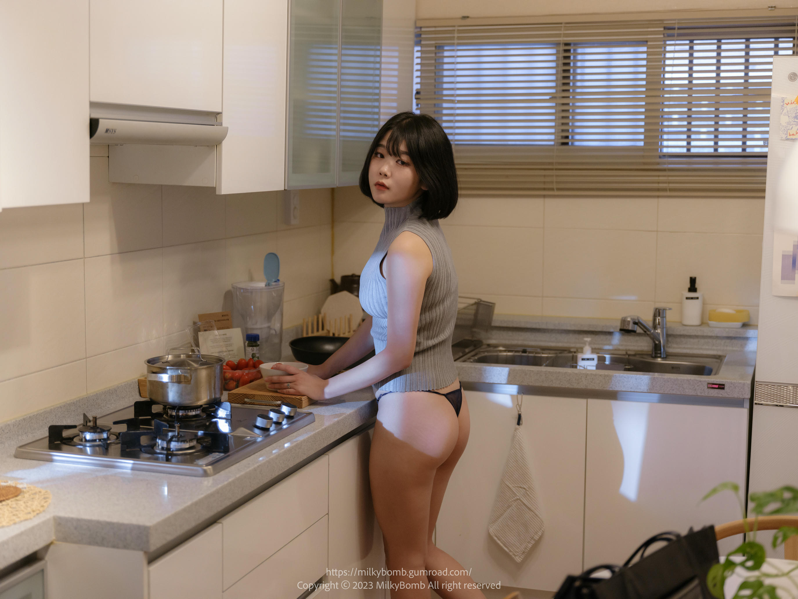 Zia (지아) NO.106 MilkyBomb Vol.001 Cooking [368P+1V／6.32GB]_第4集