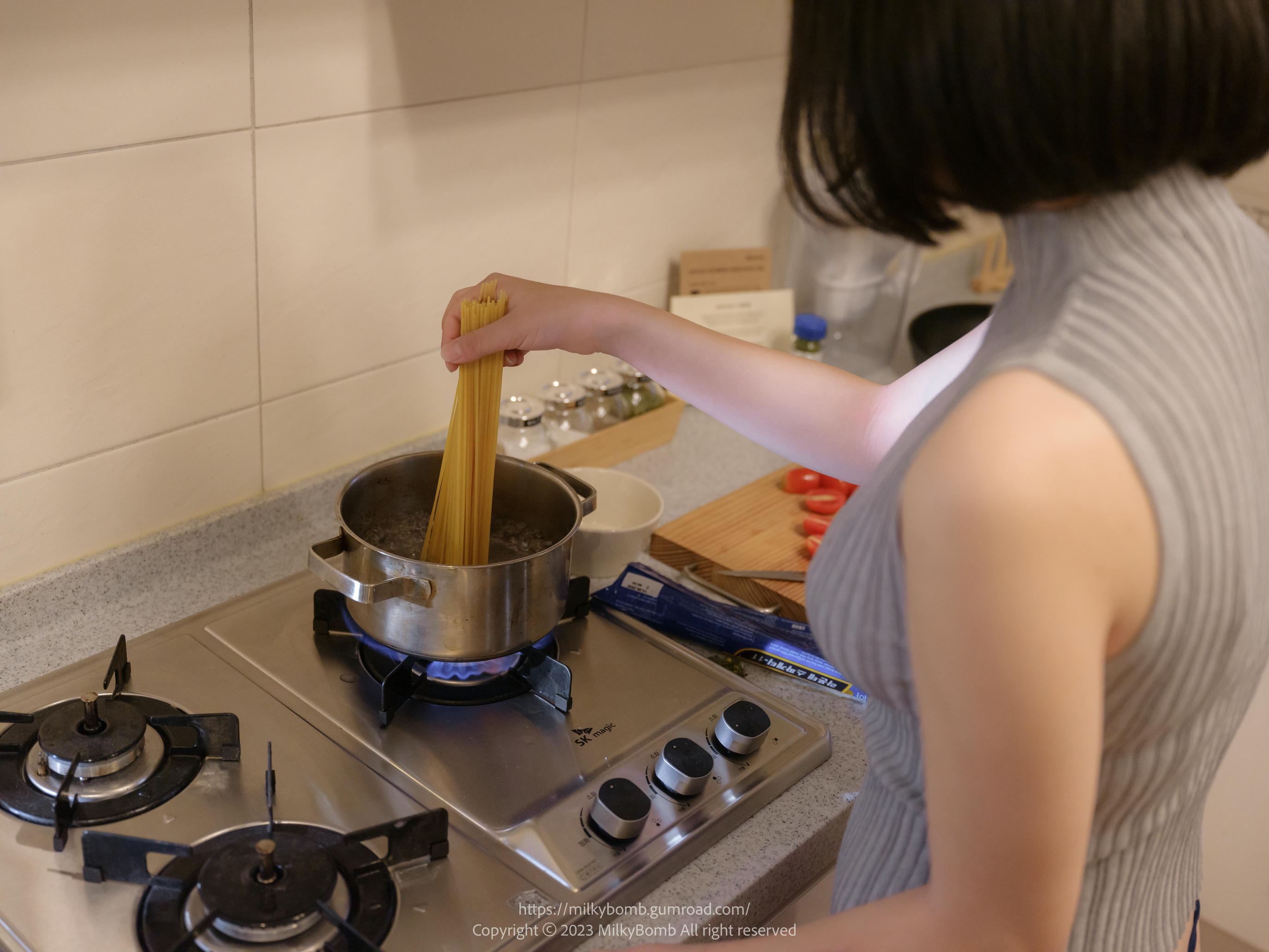 Zia (지아) NO.106 MilkyBomb Vol.001 Cooking [368P+1V／6.32GB]_第5集