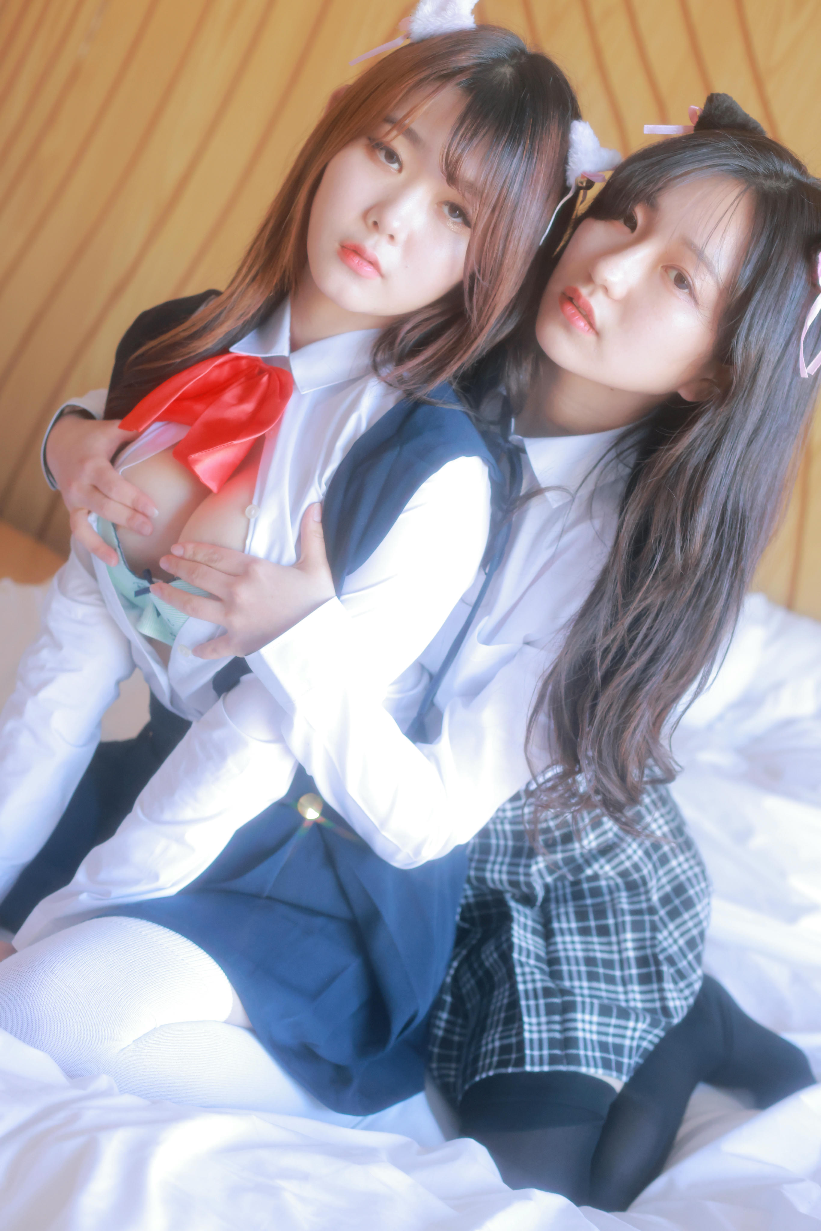 Zia (지아) NO.124 &Sehee (세희) Vol.4 School Uniform Zia (지아) [64P+2V／1.78GB]-School Uniform_第1集