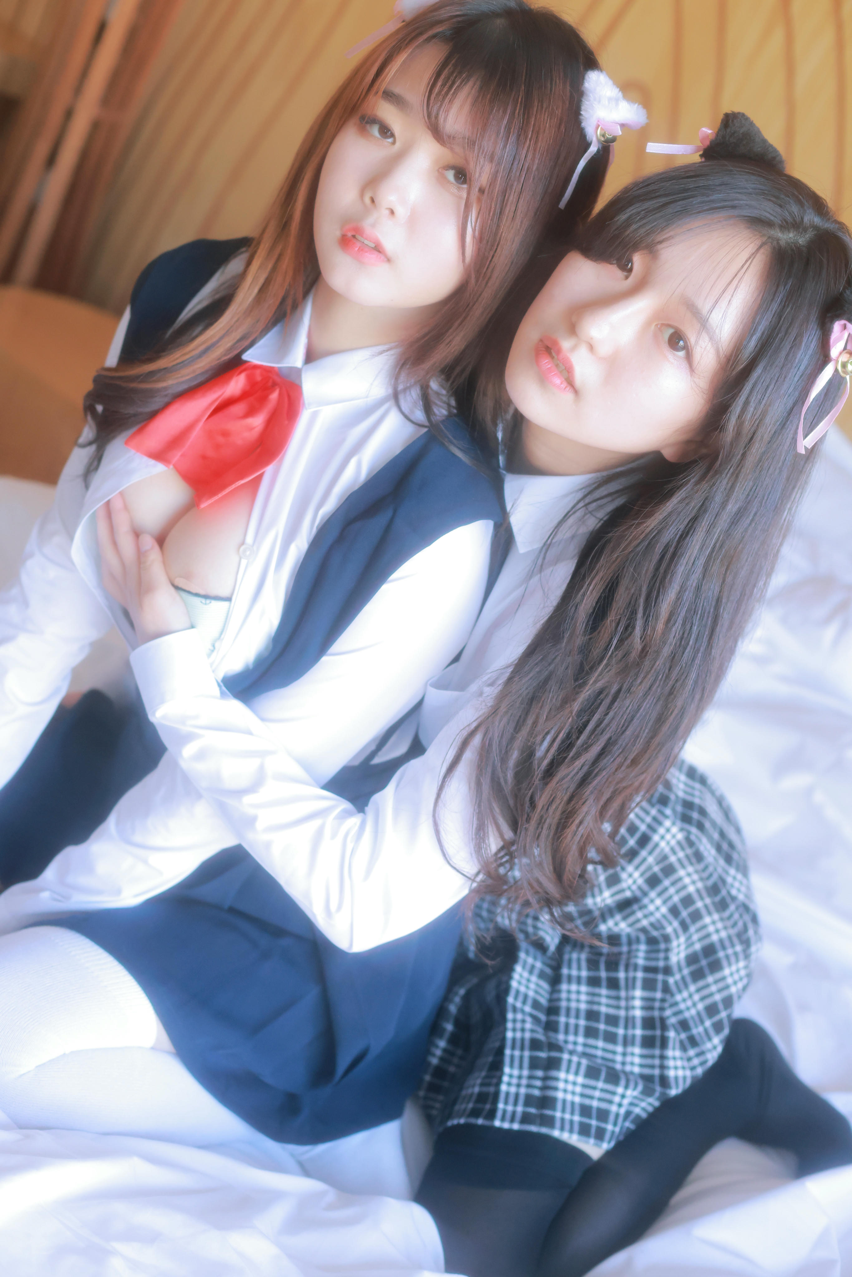 Zia (지아) NO.124 &Sehee (세희) Vol.4 School Uniform Zia (지아) [64P+2V／1.78GB]-School Uniform_第1集