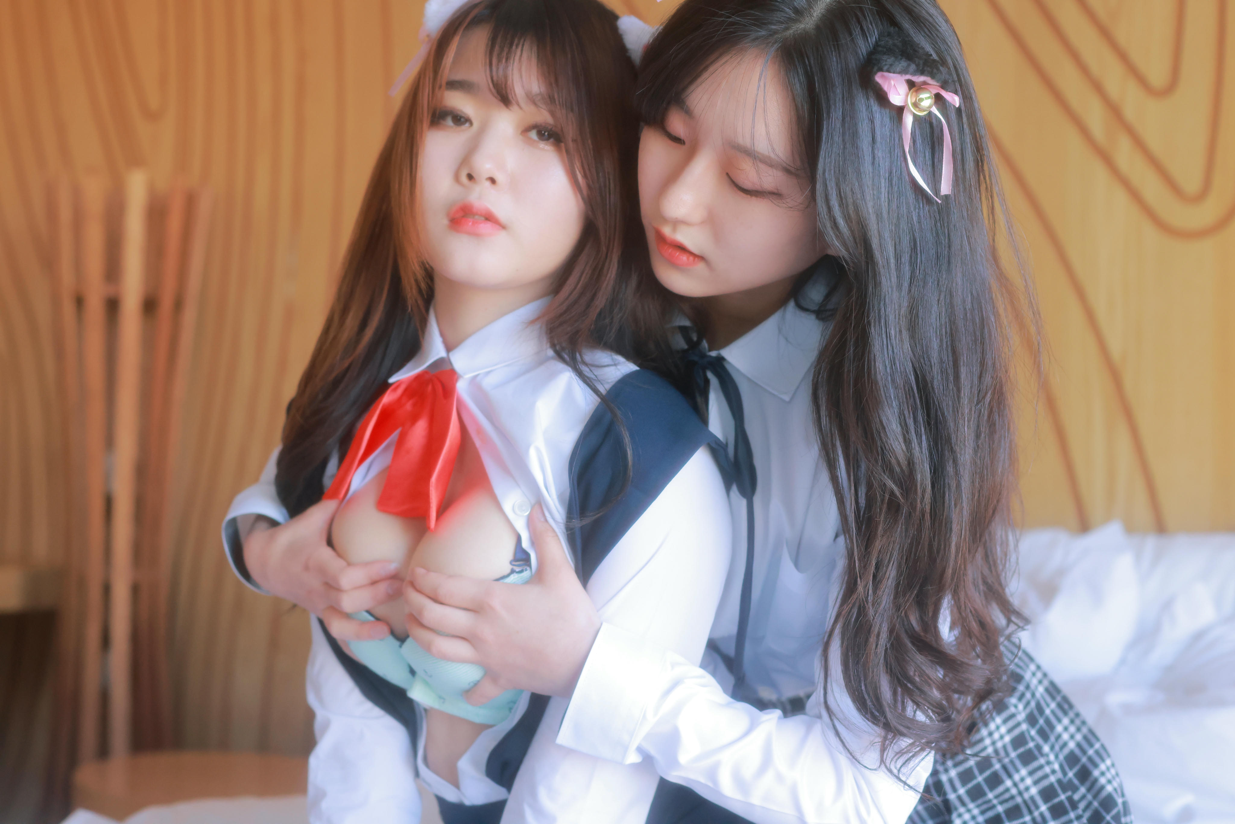 Zia (지아) NO.124 &Sehee (세희) Vol.4 School Uniform Zia (지아) [64P+2V／1.78GB]-School Uniform_第1集