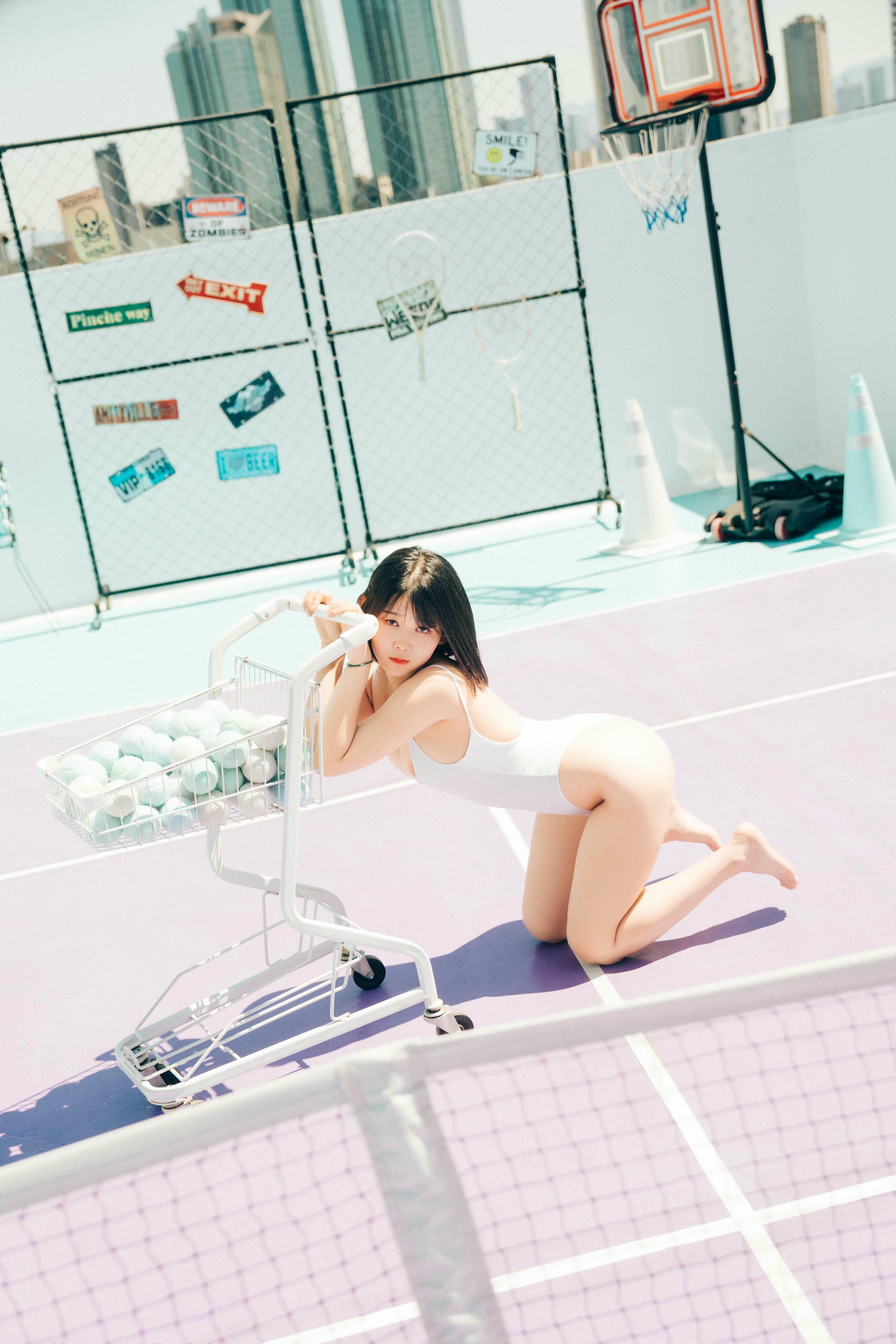 Zia (지아) NO.128 Loozy Racket Girl [80P／813MB]_第1集