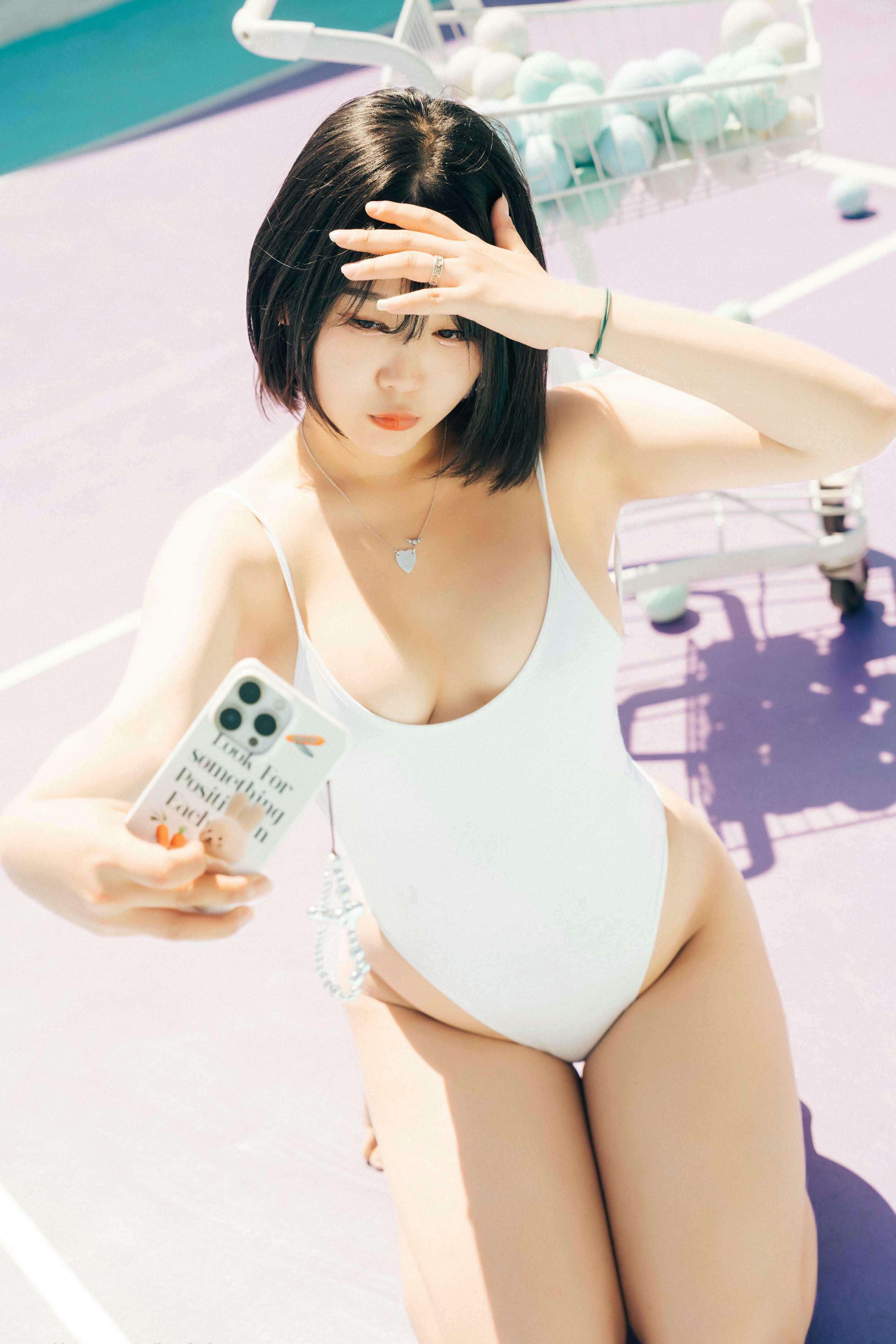 Zia (지아) NO.128 Loozy Racket Girl [80P／813MB]_第4集