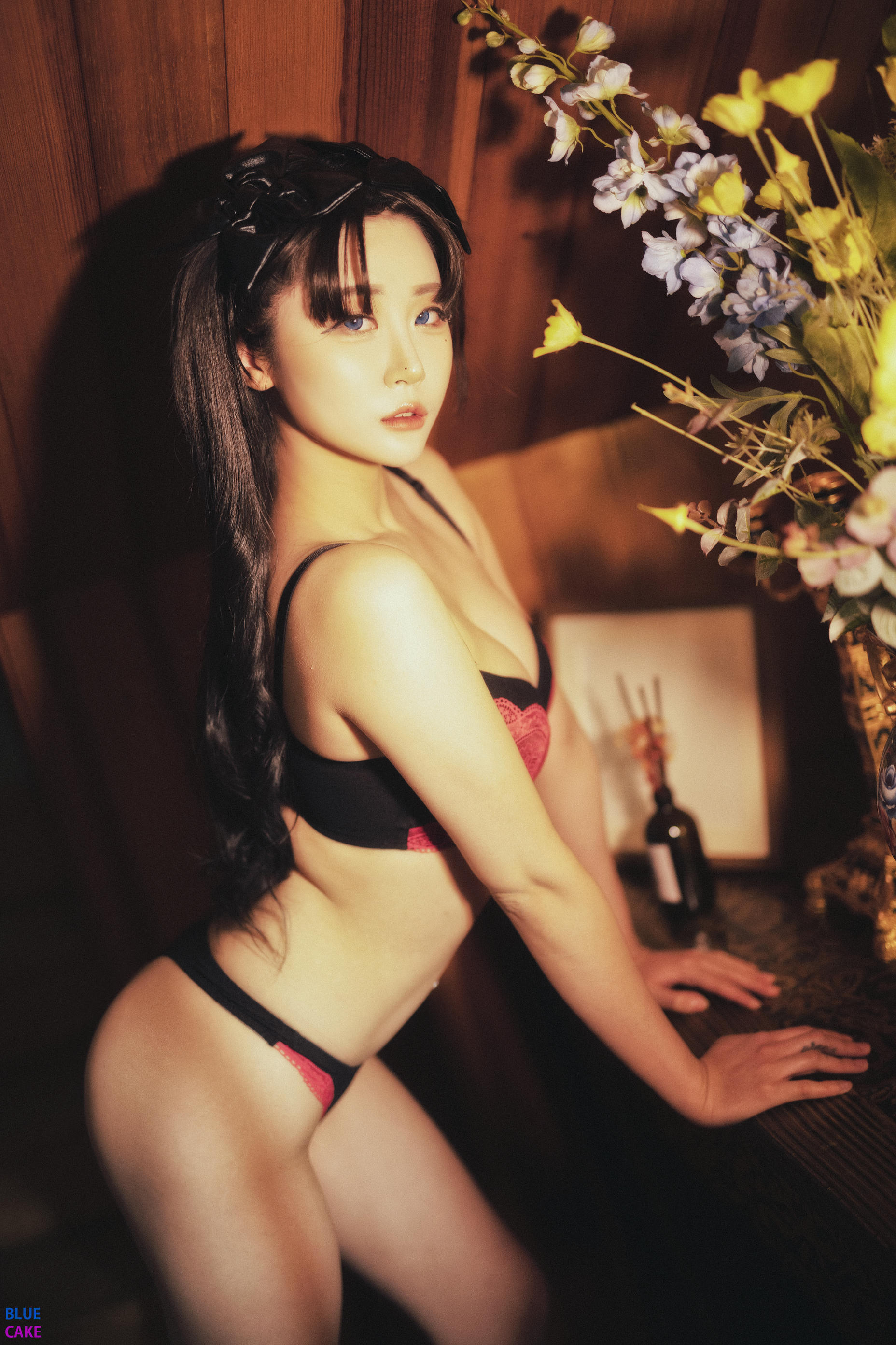 [BLUECAKE] Vol.0022 Bomi (보미)&Zia (지아)  Fate Saber x Thosaka Rin -Lingerie ver [128P-1.65GB]_第6集