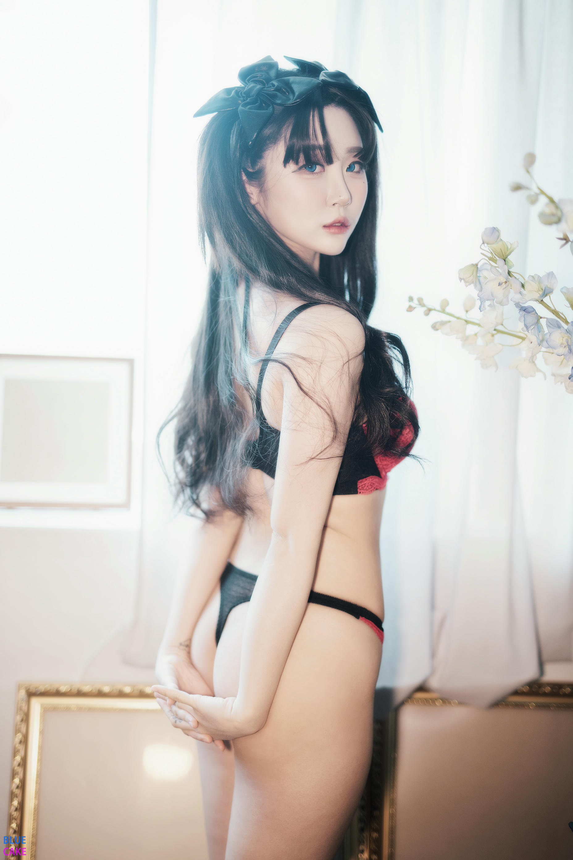 [BLUECAKE] Vol.0022 Bomi (보미)&Zia (지아)  Fate Saber x Thosaka Rin -Lingerie ver [128P-1.65GB]_第6集