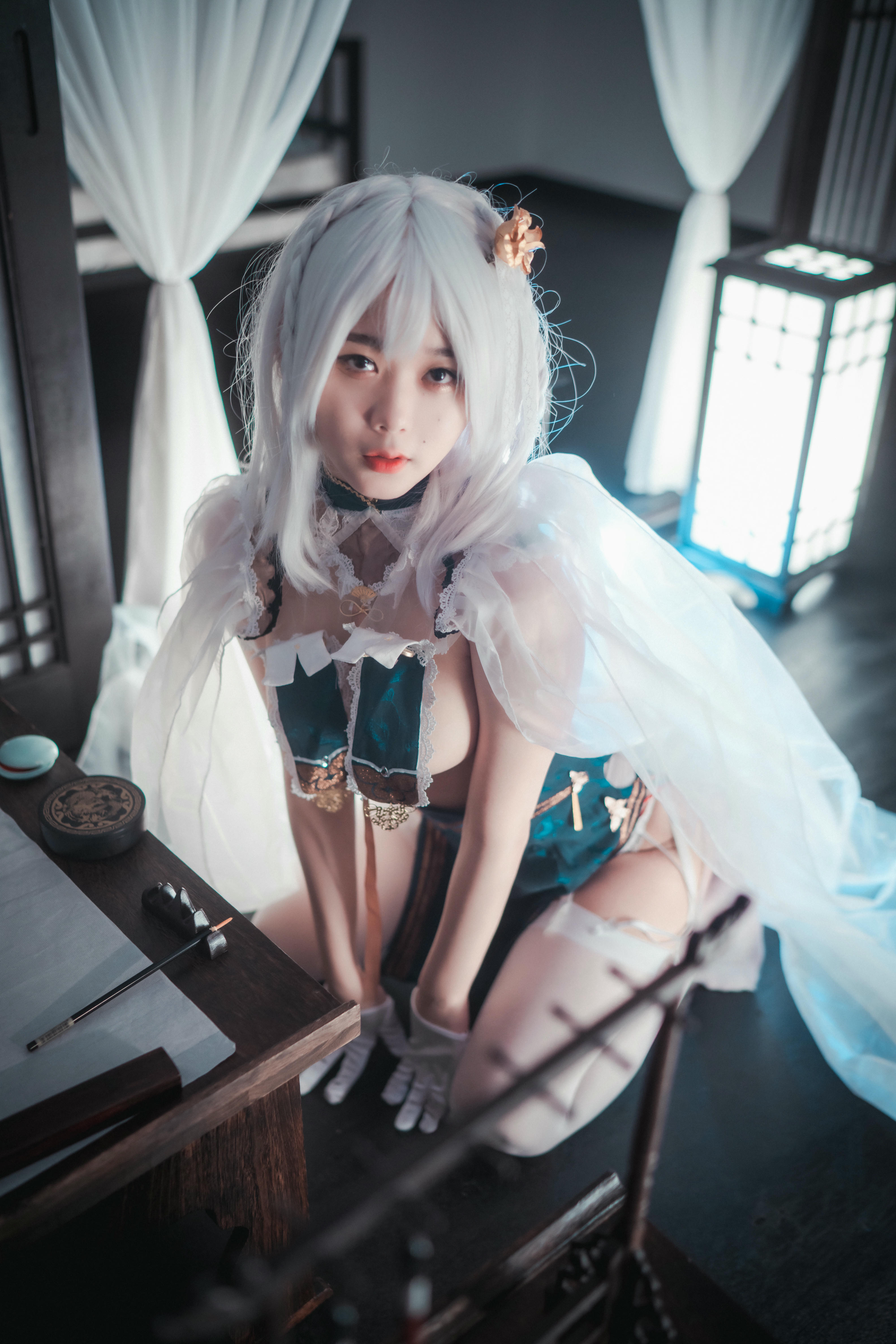 DJAWA Photo Vol.0201 - Zia (지아) - Azure Horizons [55P 1.11GB]_第1集