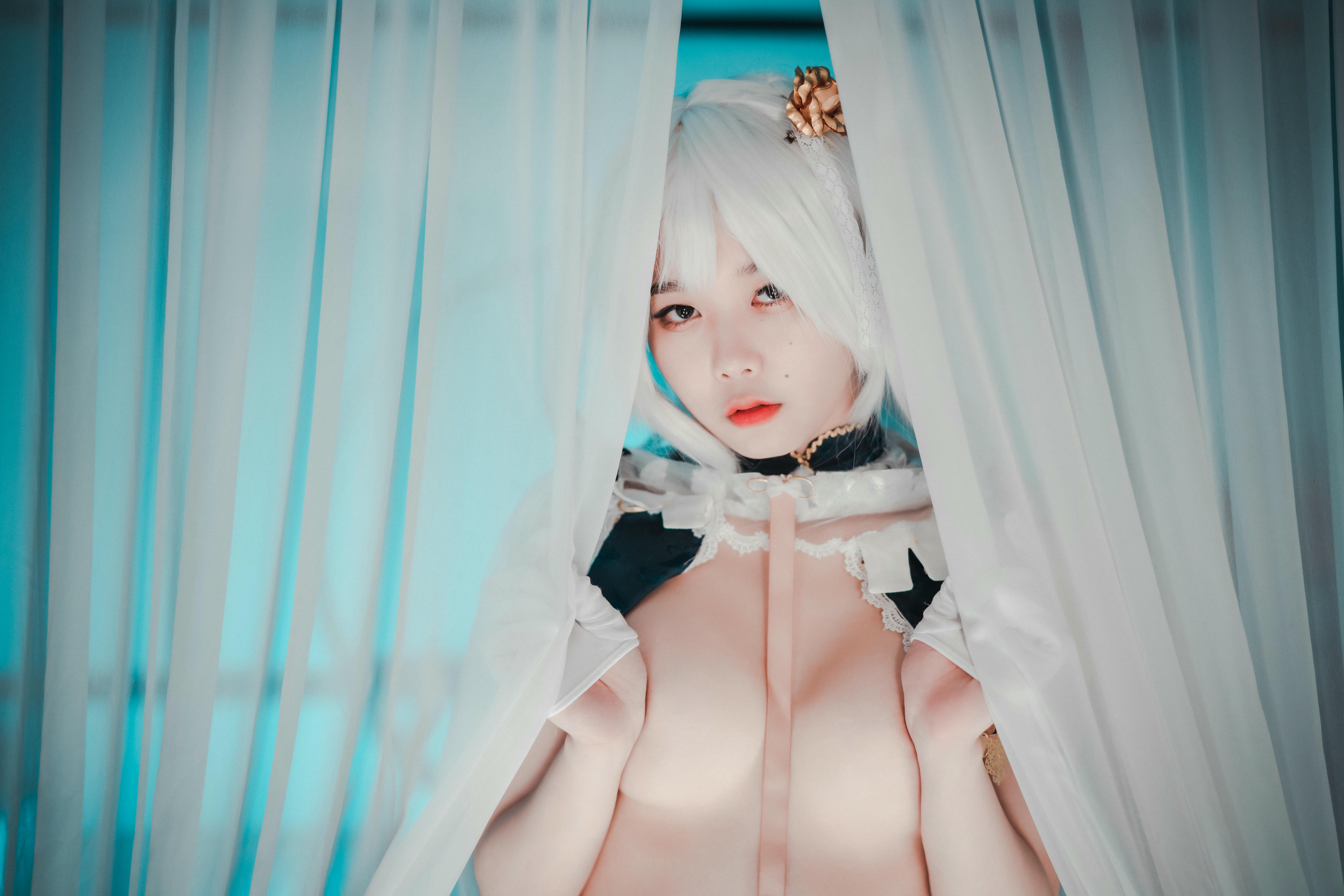 DJAWA Photo Vol.0201 - Zia (지아) - Azure Horizons [55P 1.11GB]_第2集