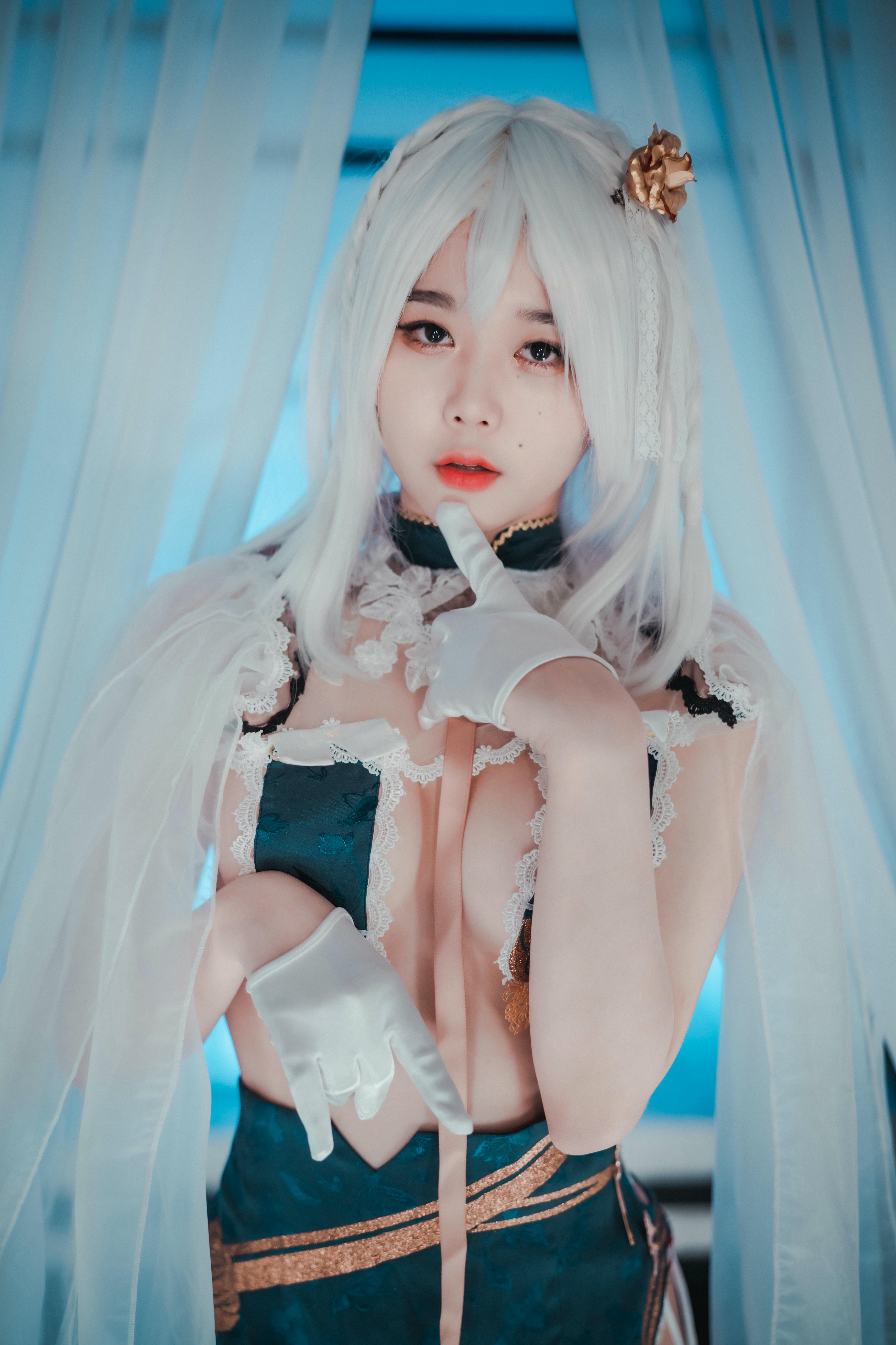 DJAWA Photo Vol.0201 - Zia (지아) - Azure Horizons [55P 1.11GB]_第1集