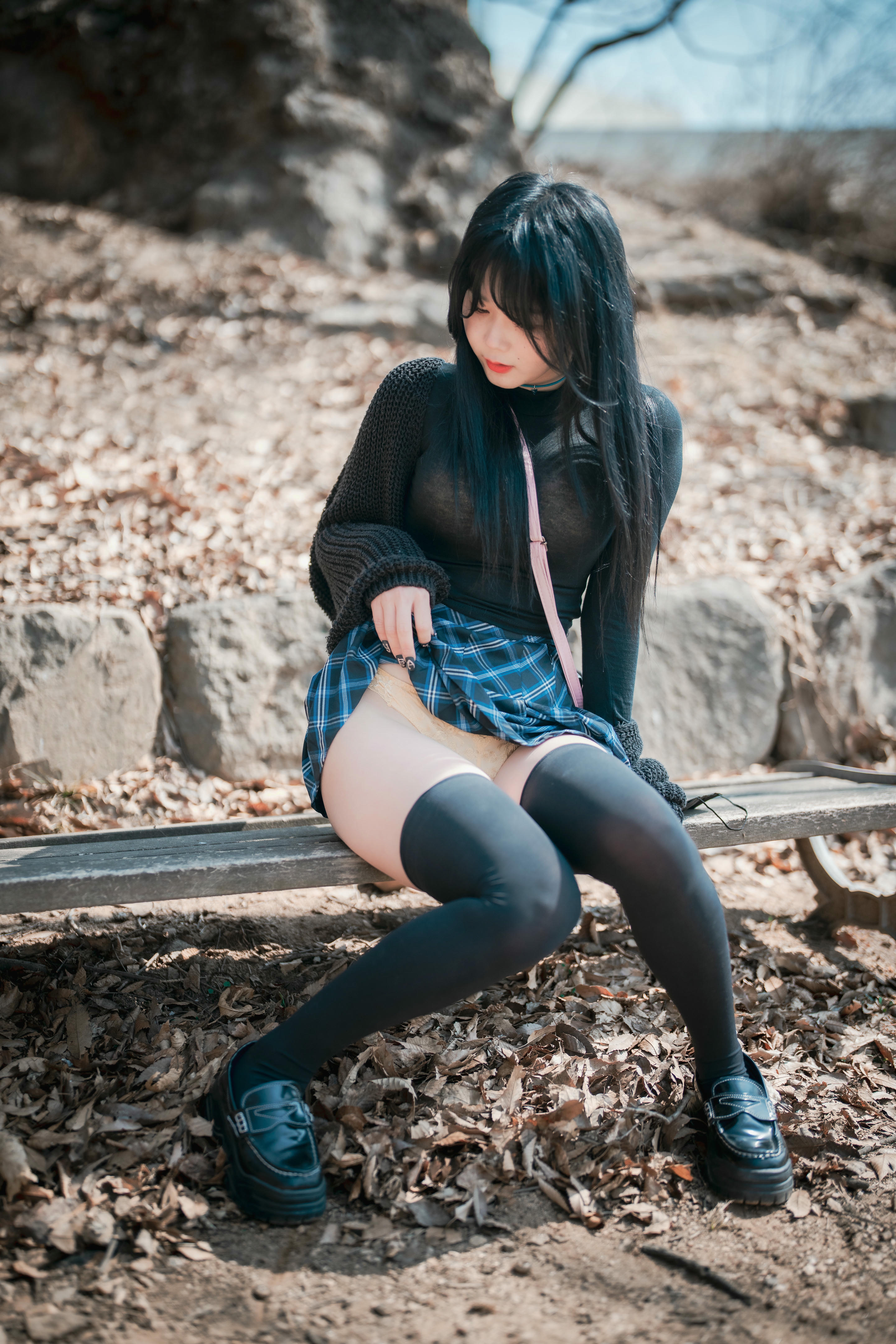 DJAWA Photo Vol.0248 Zia (지아) Early Spring Walk in March Full.Ver [141P-1.16GB]_第6集