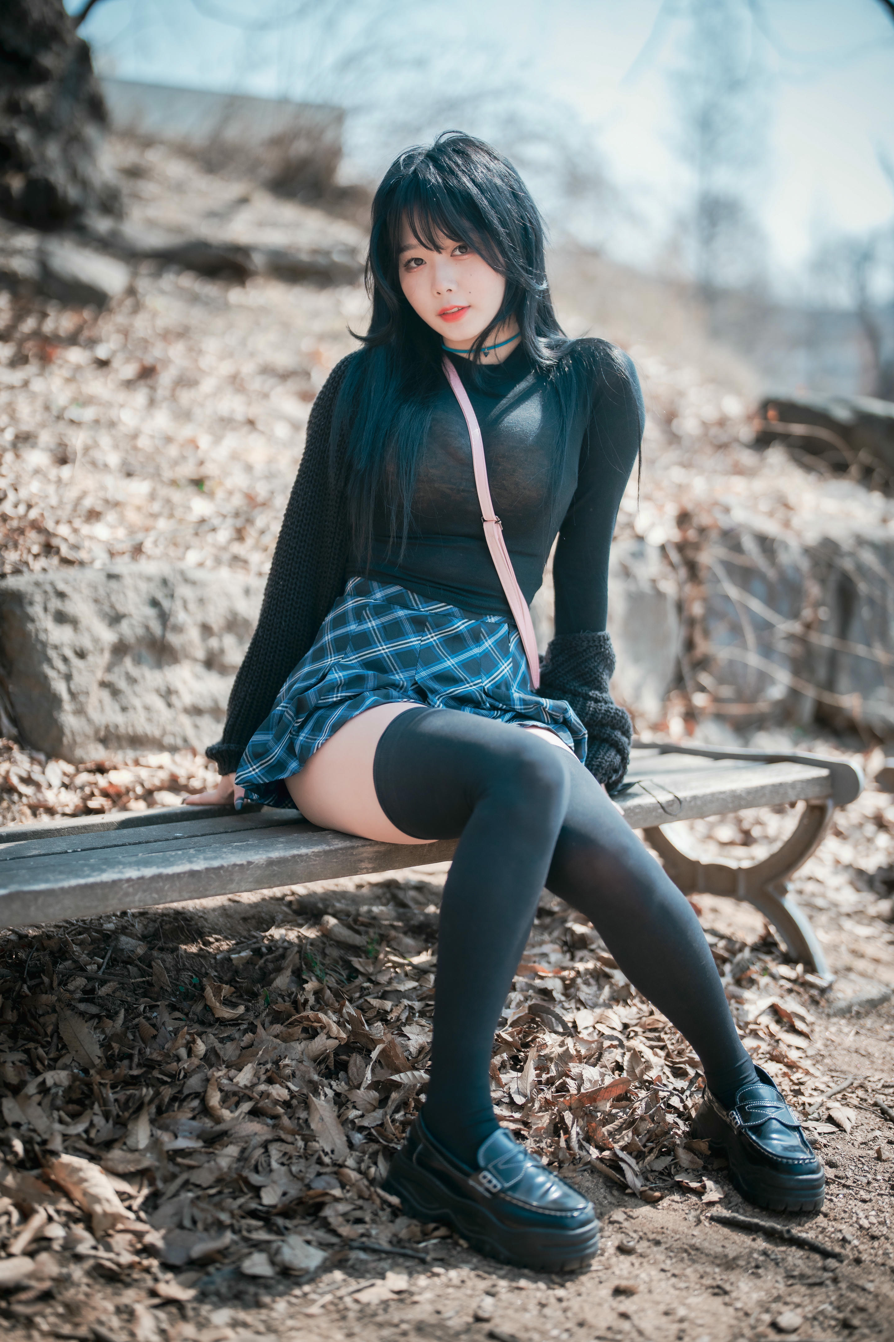 DJAWA Photo Vol.0248 Zia (지아) Early Spring Walk in March Full.Ver [141P-1.16GB]_第6集