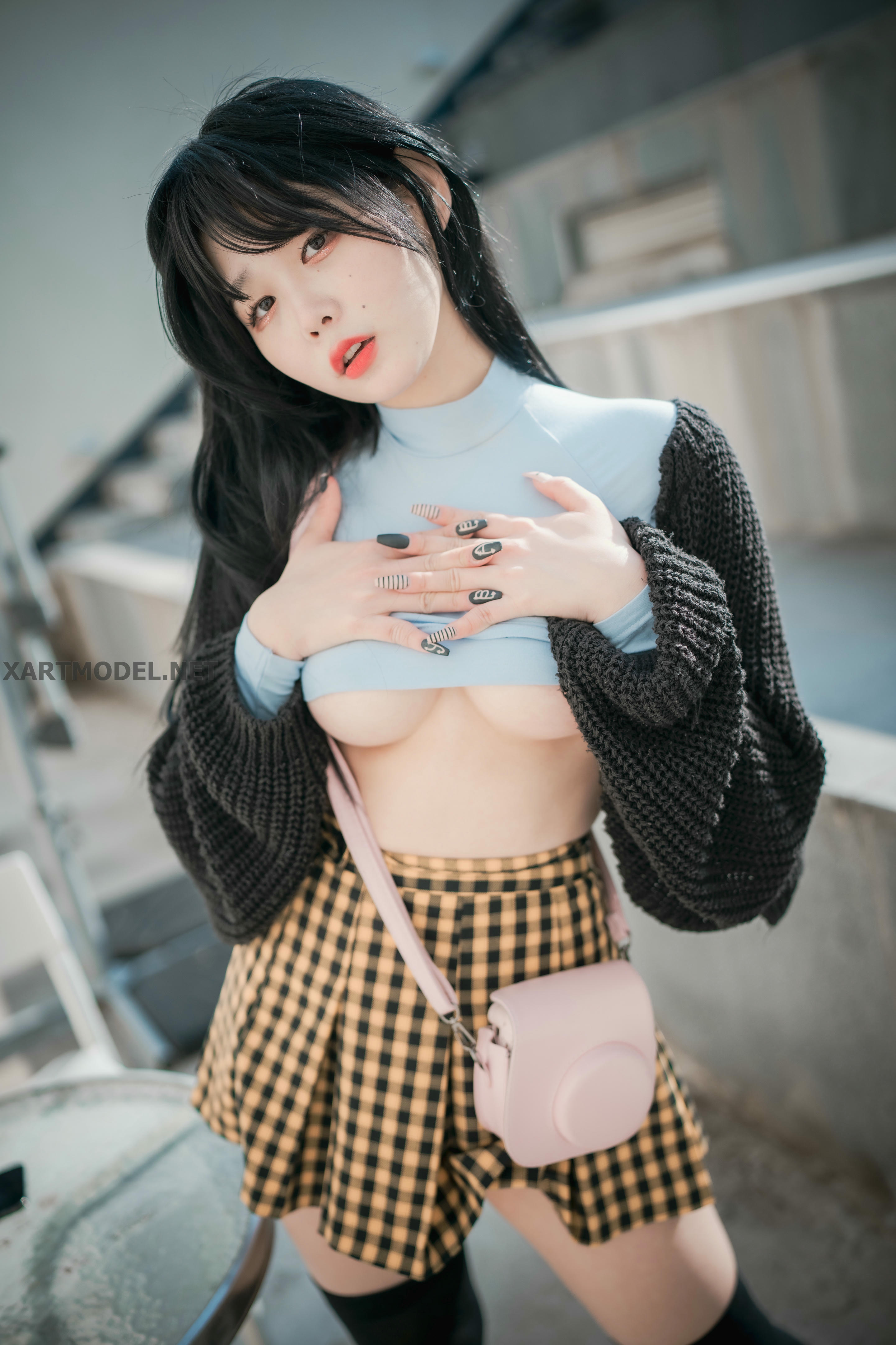 DJAWA Photo Vol.0248 Zia (지아) Early Spring Walk in March Full.Ver [141P-1.16GB]_第1集