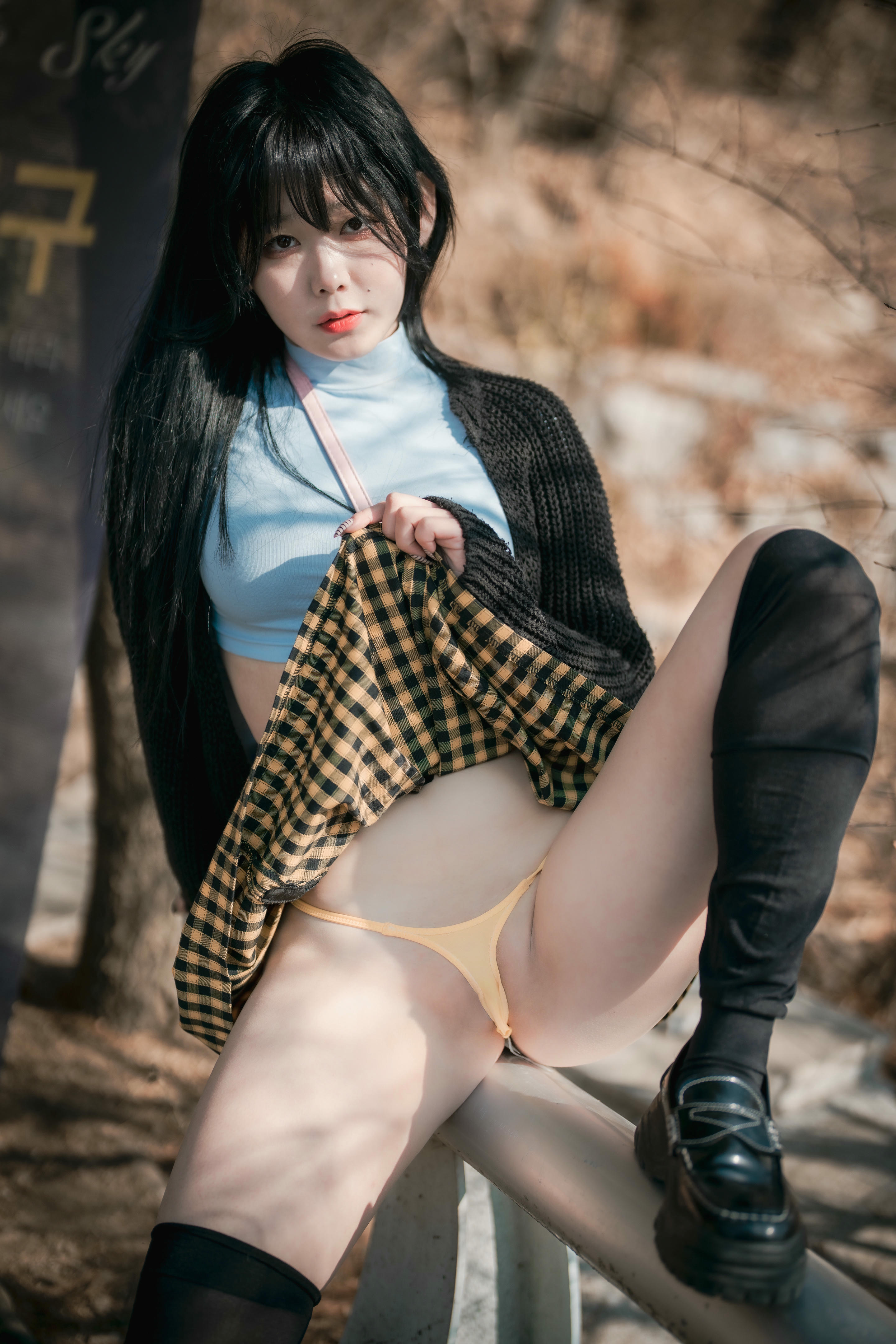 DJAWA Photo Vol.0248 Zia (지아) Early Spring Walk in March Full.Ver [141P-1.16GB]_第1集