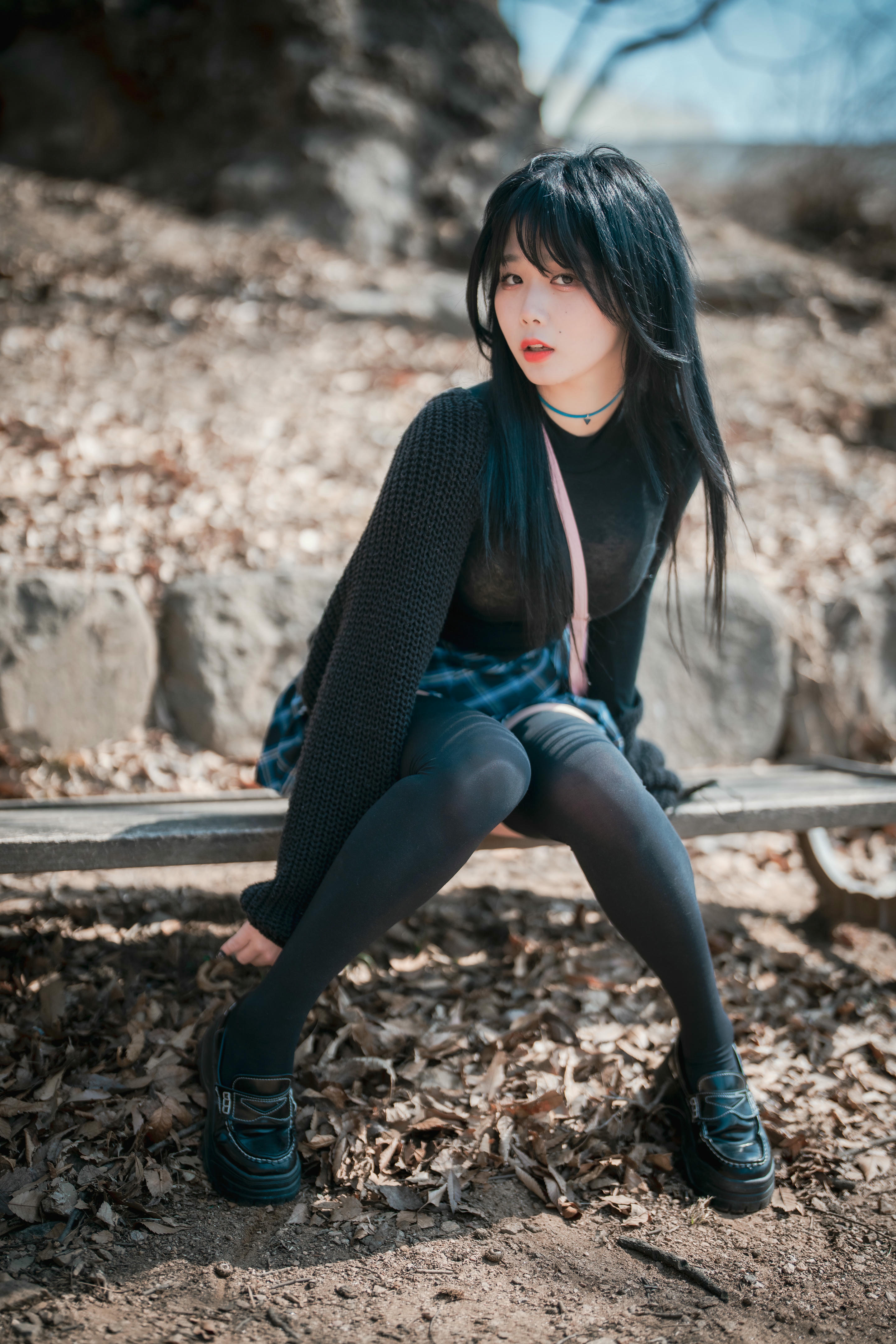DJAWA Photo Vol.0248 Zia (지아) Early Spring Walk in March Full.Ver [141P-1.16GB]_第4集