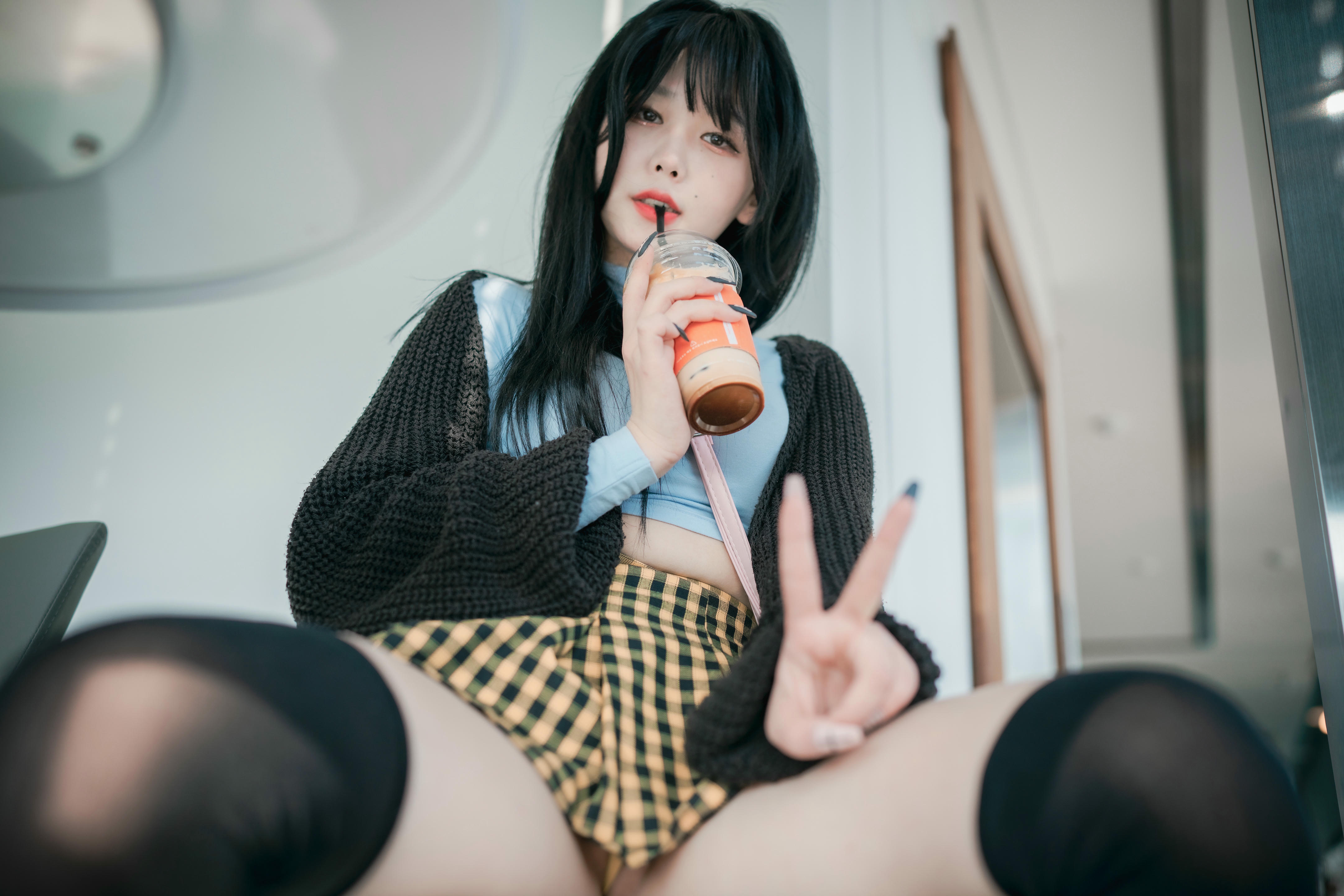 DJAWA Photo Vol.0248 Zia (지아) Early Spring Walk in March Full.Ver [141P-1.16GB]_第4集