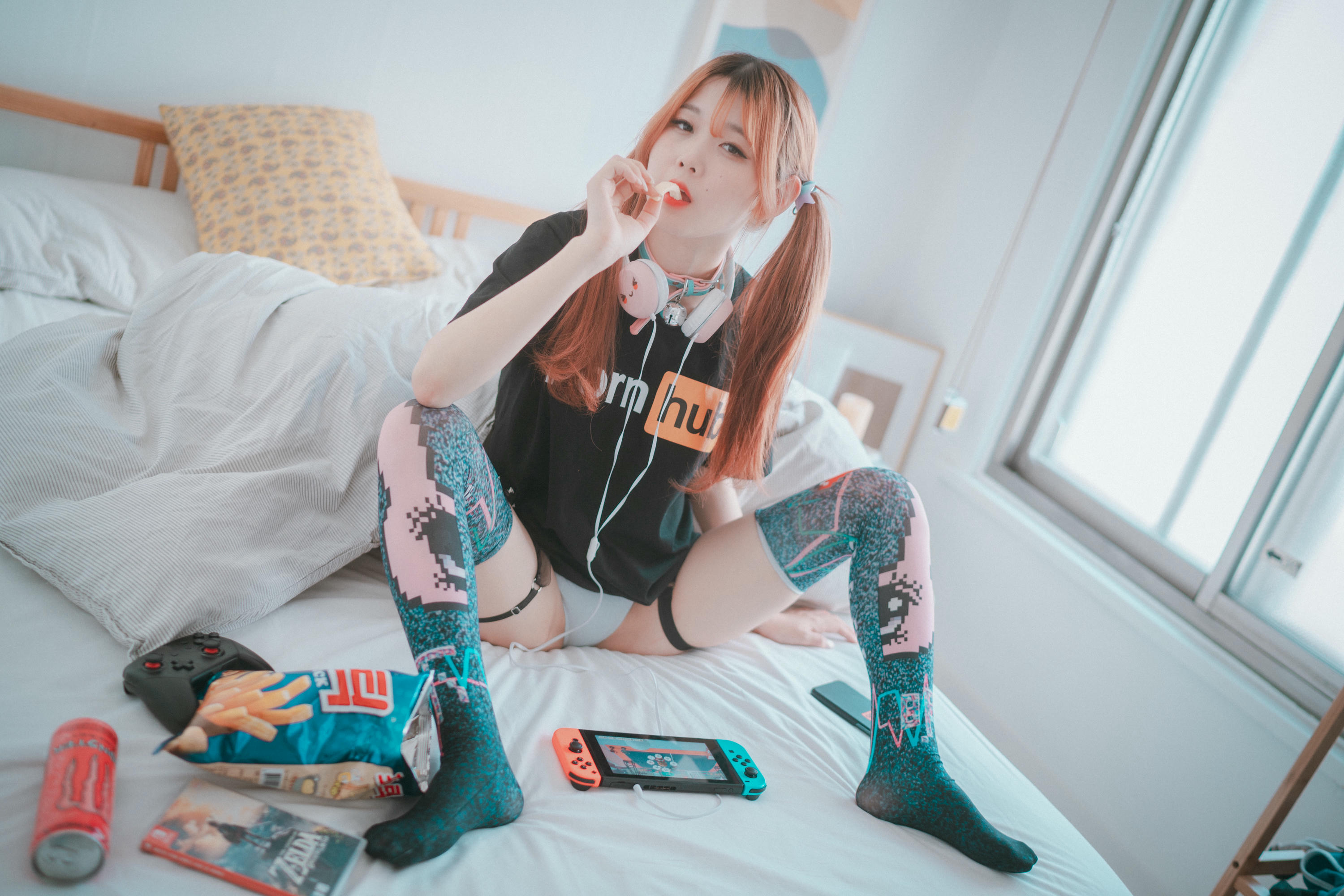 Zia (지아) - NO.014 [DJAWA] Porn Hub Girl (Black ver) [54P-399MB]_第1集