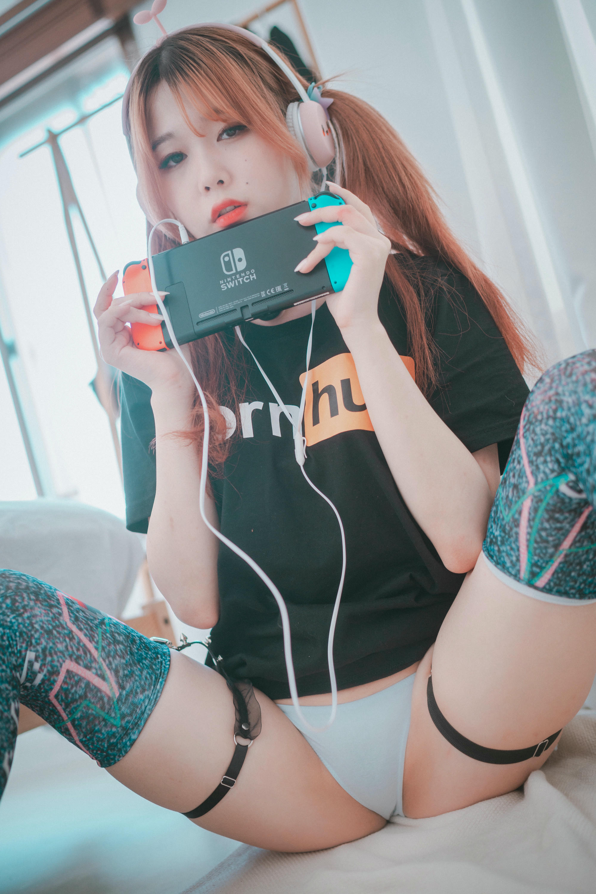 Zia (지아) - NO.014 [DJAWA] Porn Hub Girl (Black ver) [54P-399MB]_第1集
