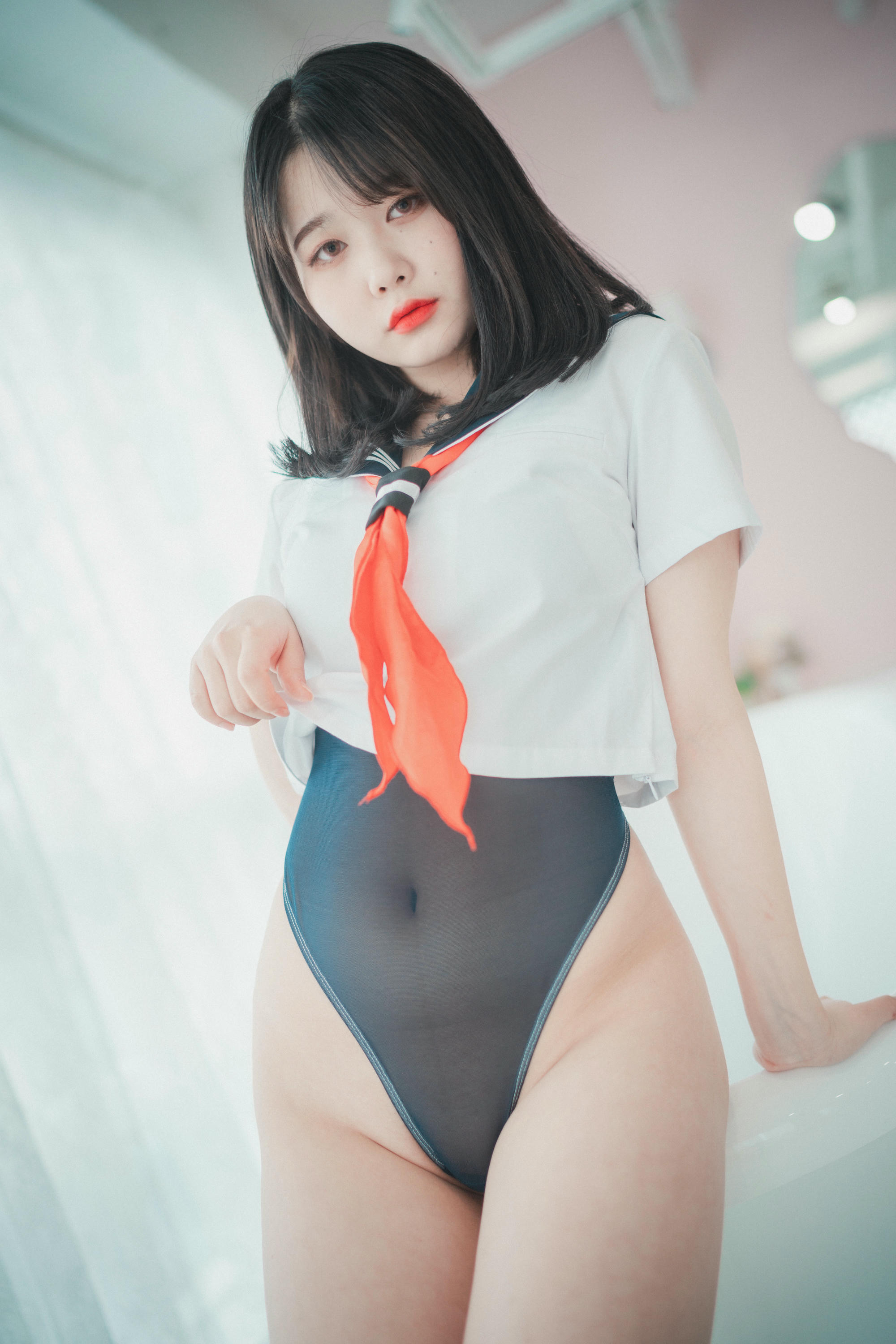 Zia (지아) - NO.016 [DJAWA] Swimming Lessons [48P-310MB]_第1集