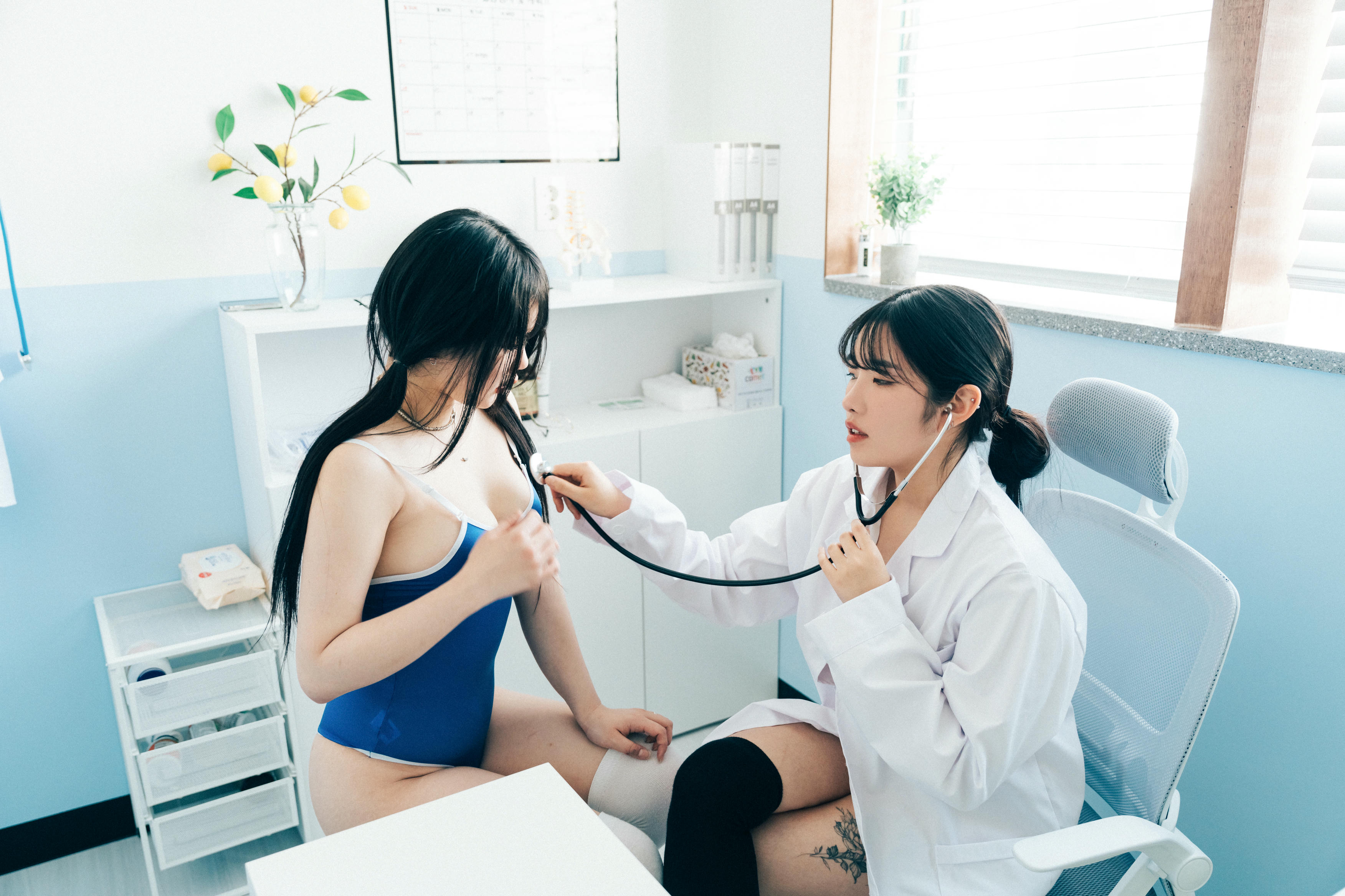 Zia (지아) NO.076 Loozy Sonson (손손) x Zia (지아) Bitch Academy [200P+2V／2.93GB]-bitch academy4_第4集