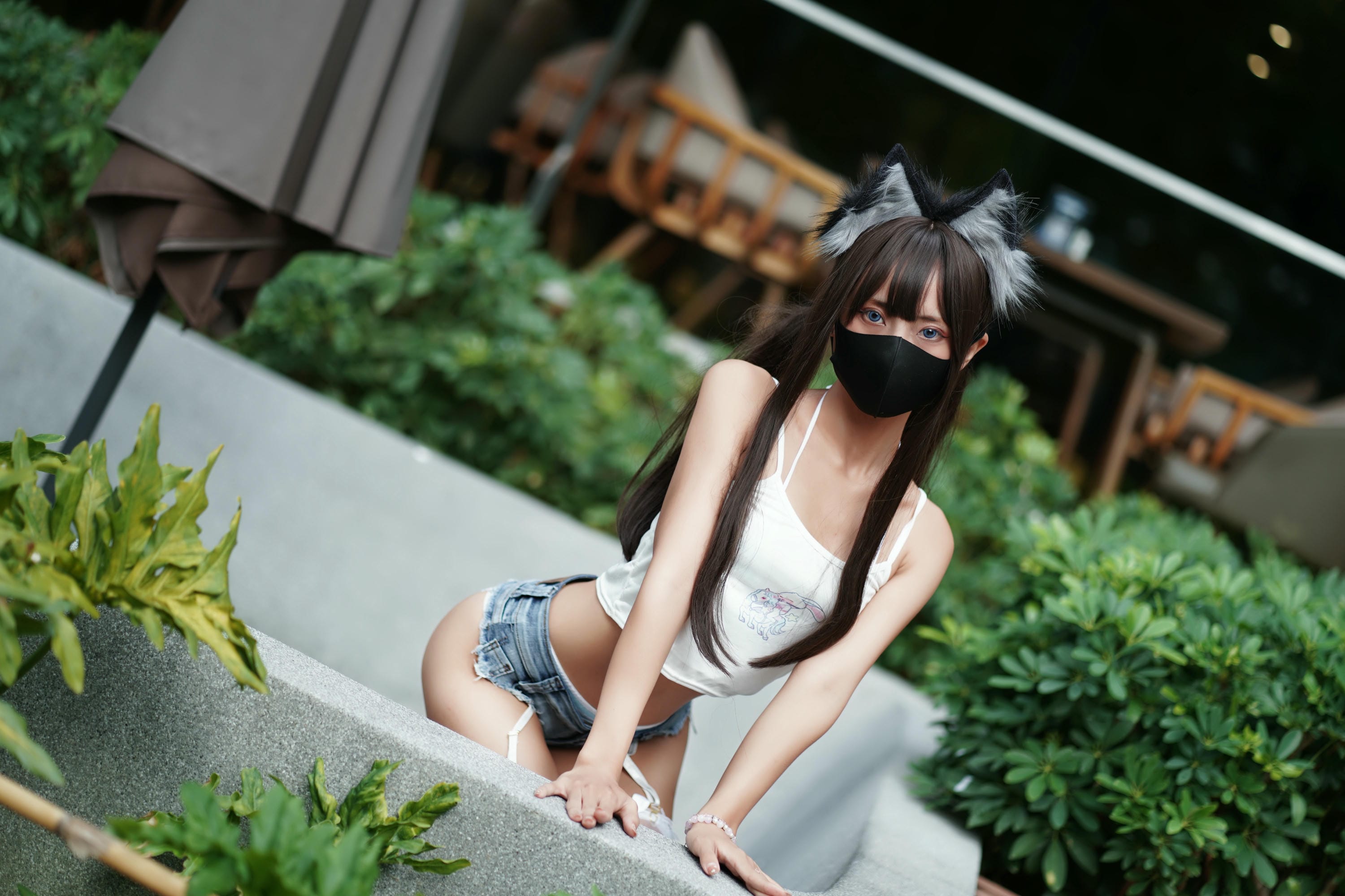 职业奶妈三水子 NO.005 猫猫蓝白比基尼 [85P1V 545.93 MB]_第1集