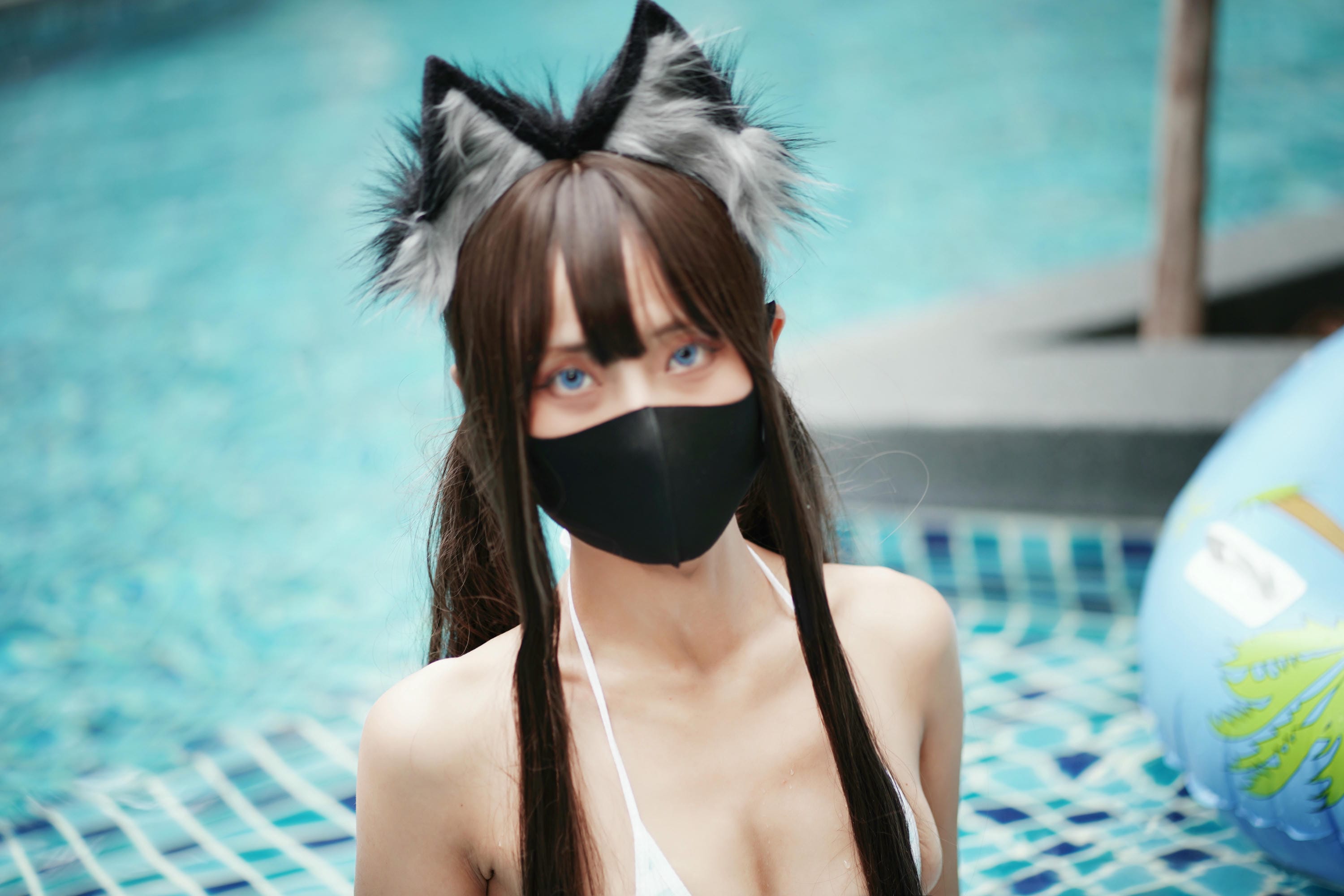 职业奶妈三水子 NO.005 猫猫蓝白比基尼 [85P1V 545.93 MB]_第2集