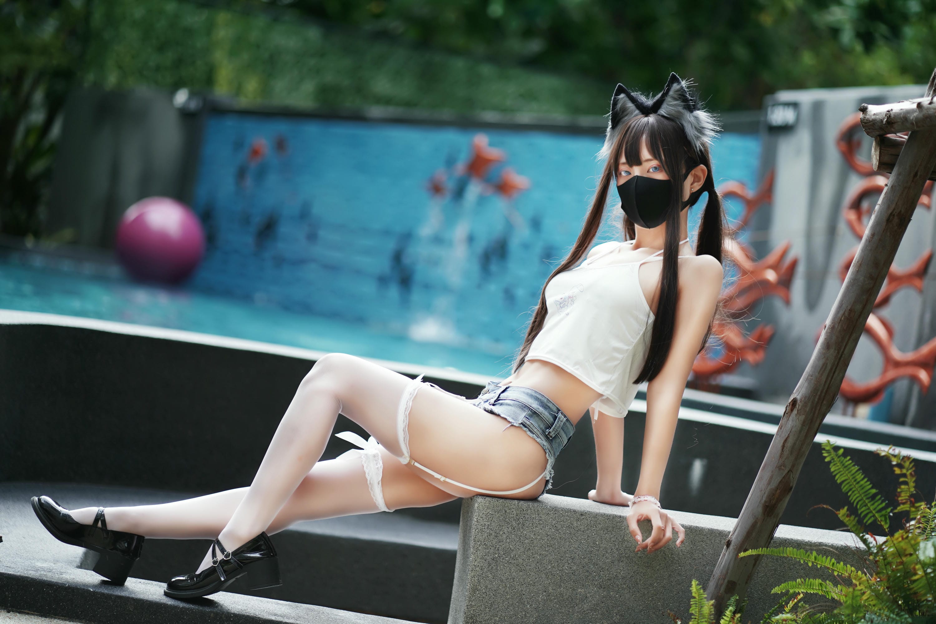 职业奶妈三水子 NO.005 猫猫蓝白比基尼 [85P1V 545.93 MB]_第1集