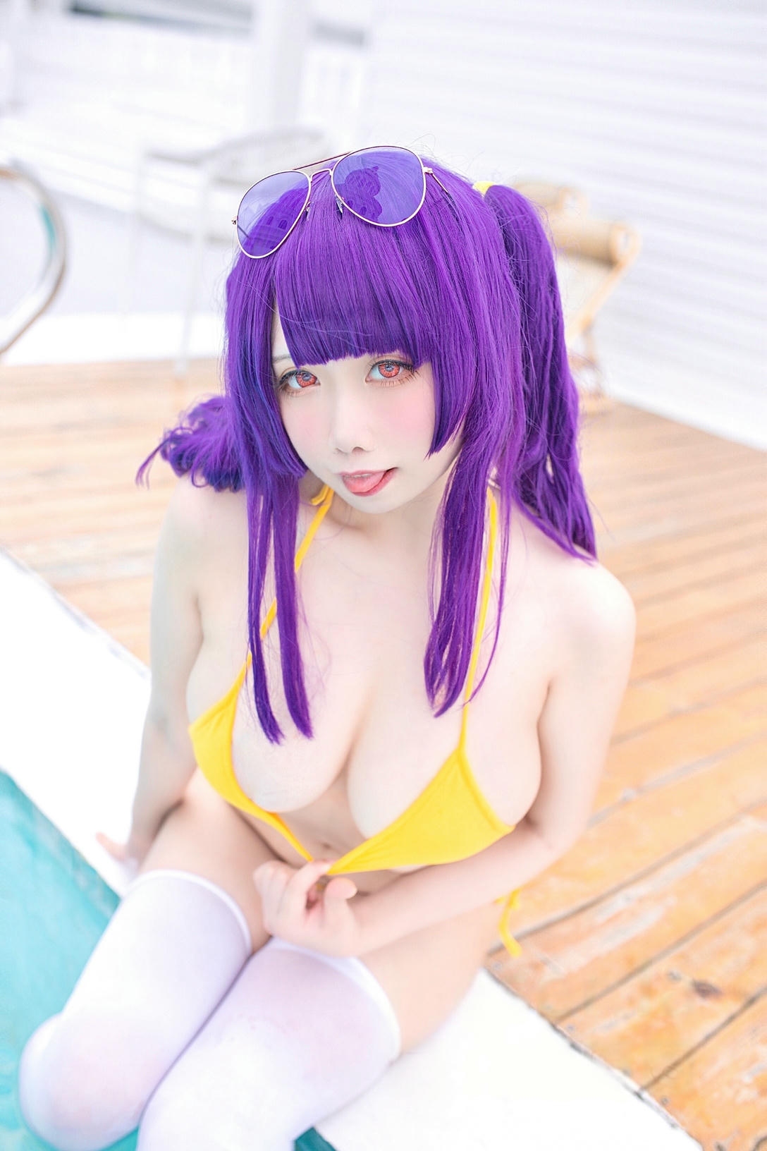 贞子蜜桃 NO.017 碧蓝航线 波拉泳装[23P-80.2M]_第1集