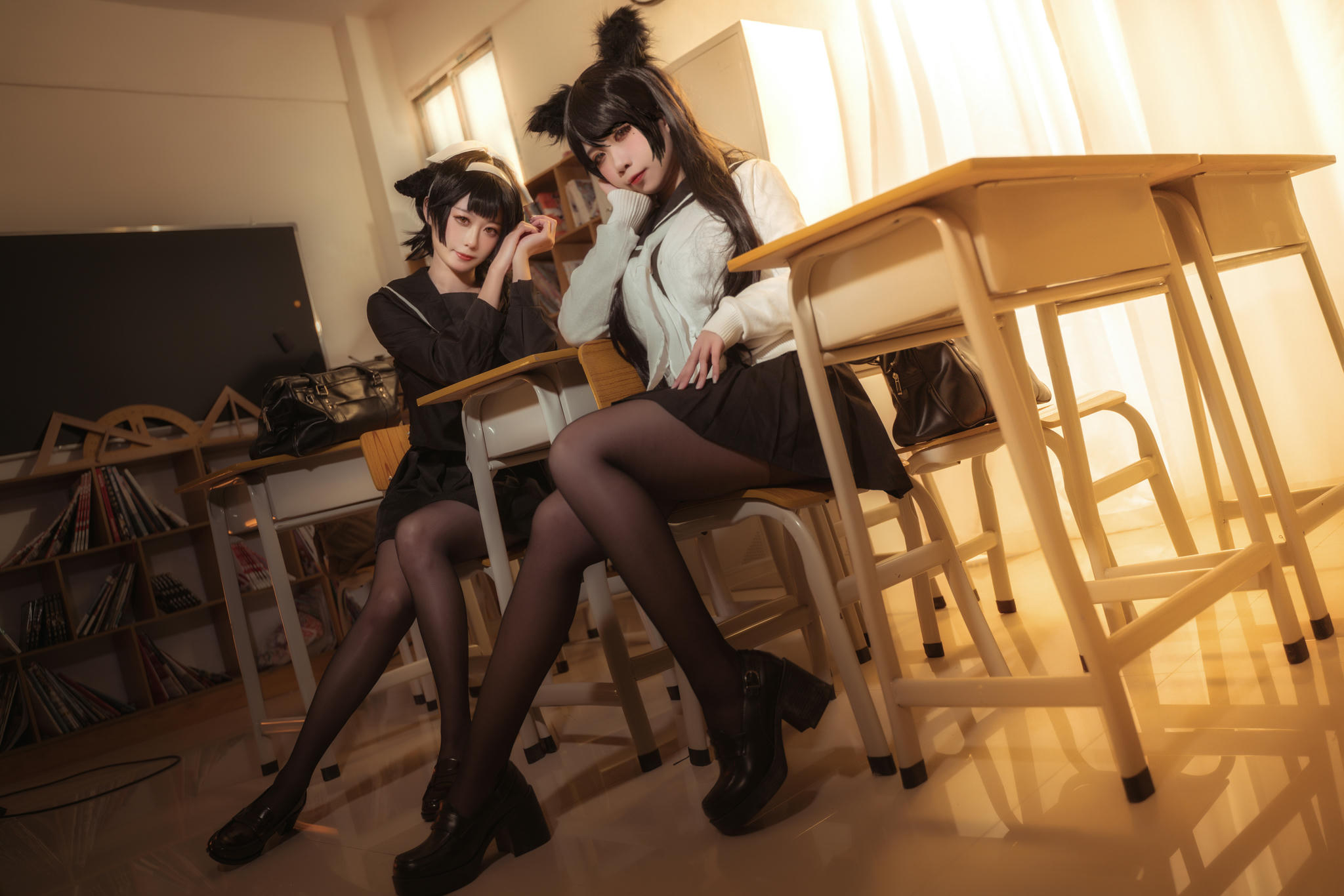贞子蜜桃 NO.009 碧蓝航线 爱宕高雄制服 [35P-354MB]_第1集
