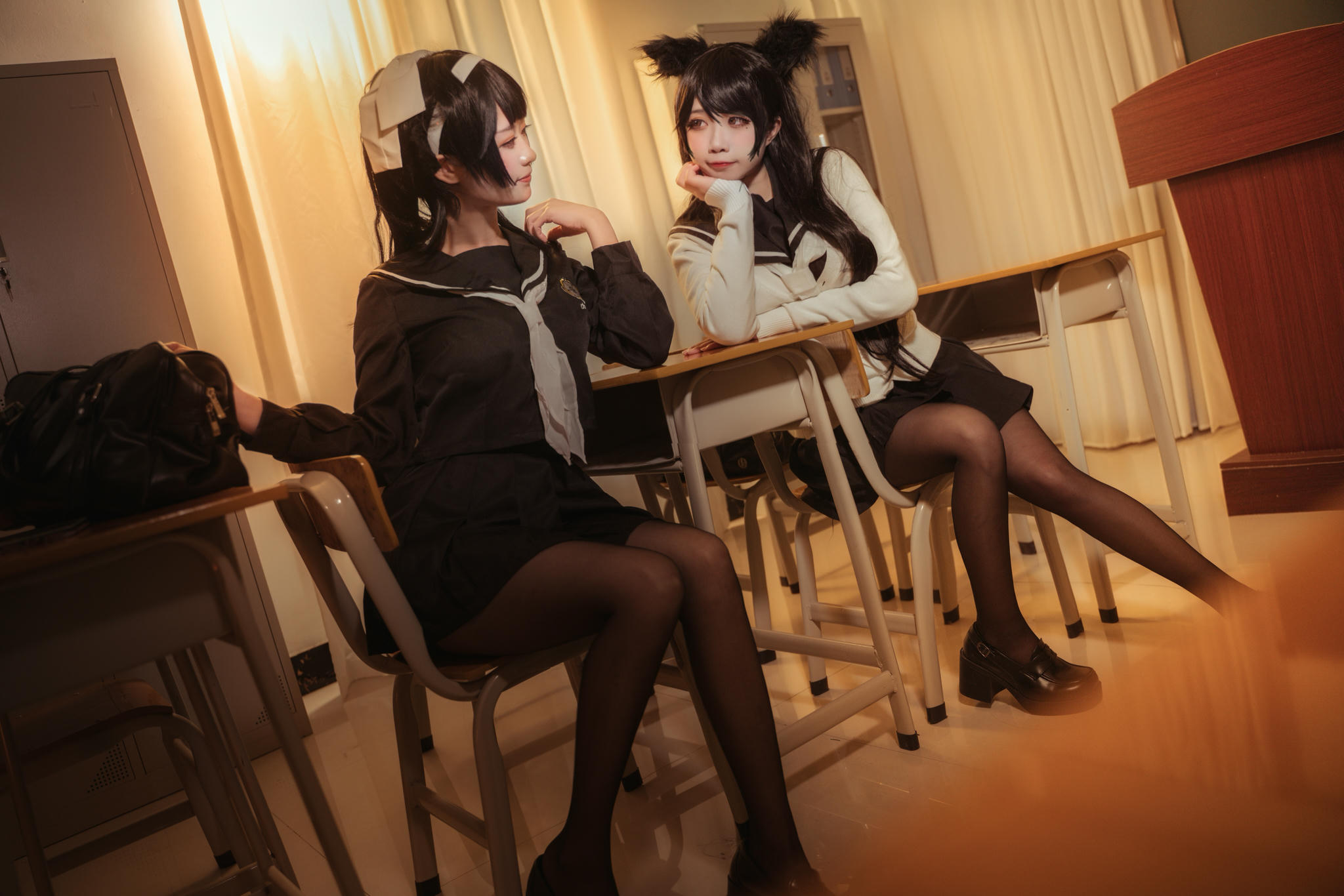 贞子蜜桃 NO.009 碧蓝航线 爱宕高雄制服 [35P-354MB]_第1集