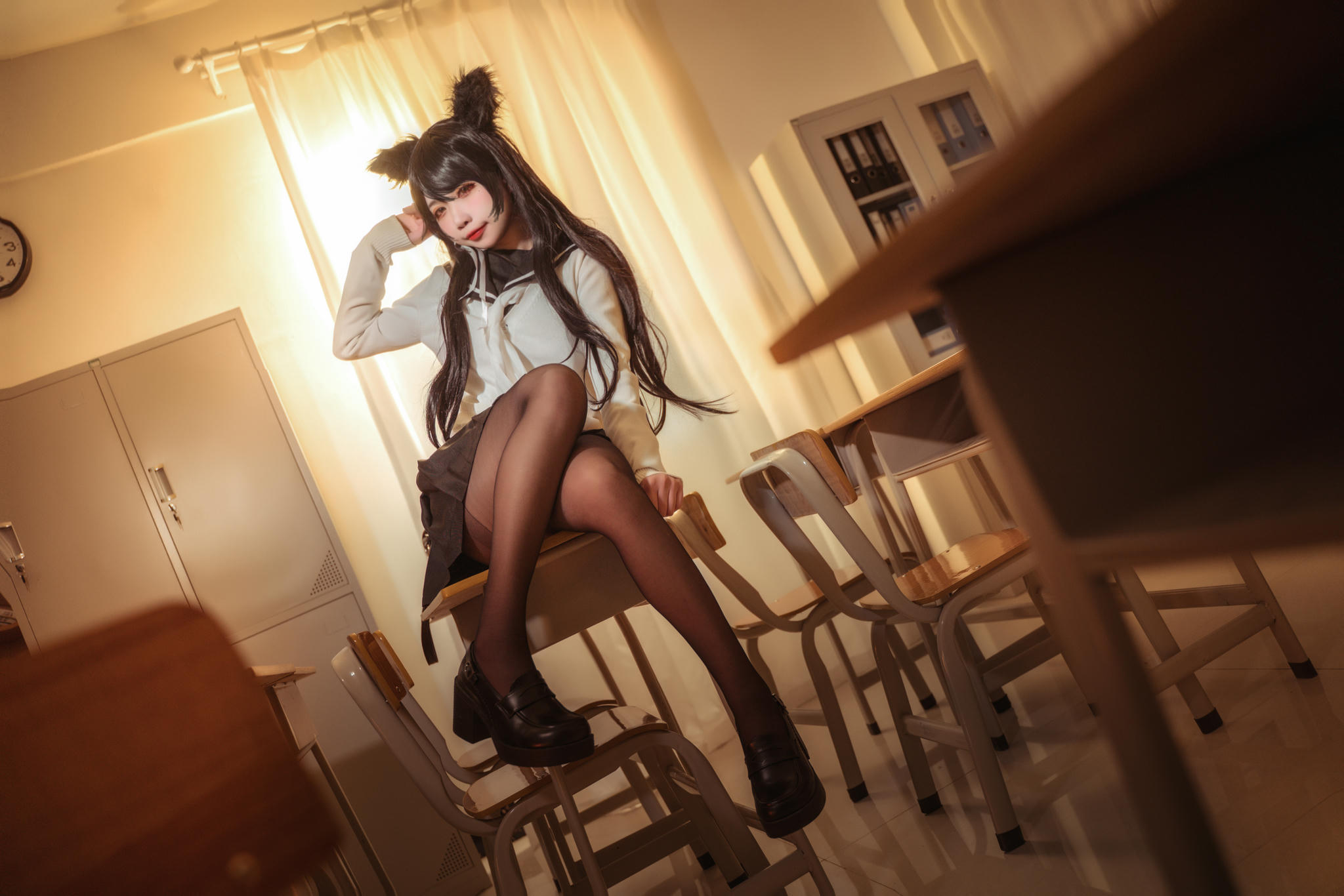 贞子蜜桃 NO.009 碧蓝航线 爱宕高雄制服 [35P-354MB]_第1集