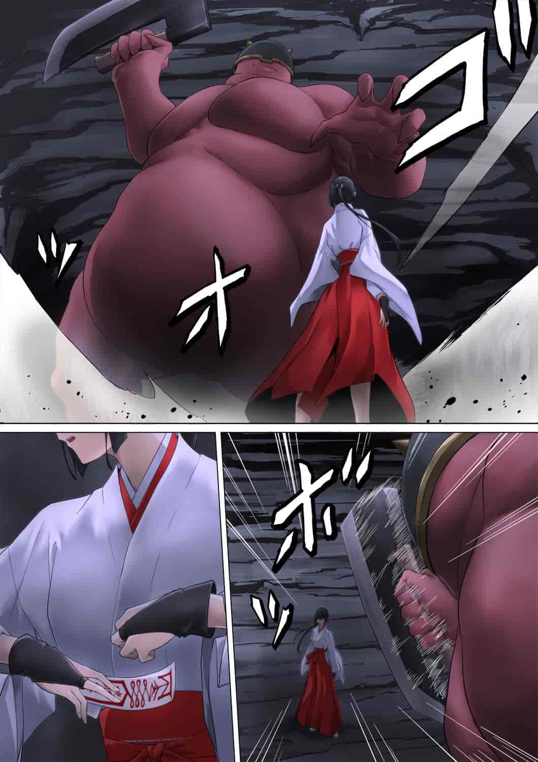 汉化版-[ばっくゆあらっく (mogO-721)] 巫女鬼姦 [小春个人汉化]_第1集
