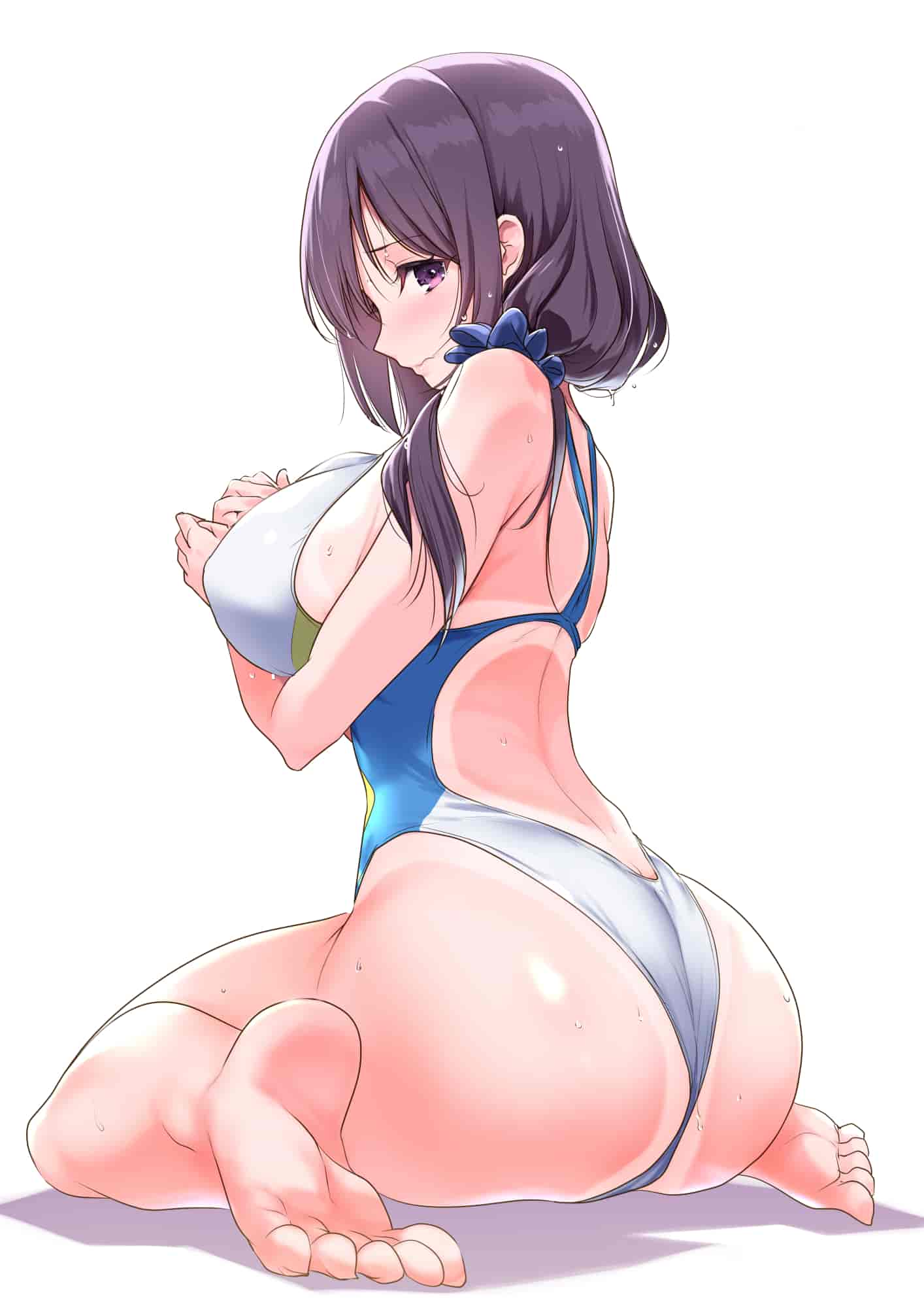 汉化版-[ナイロン100% (ナイロン)] 巨乳が悩みの水泳部員  [中国翻訳] [个人重修] [無修正]_第1集