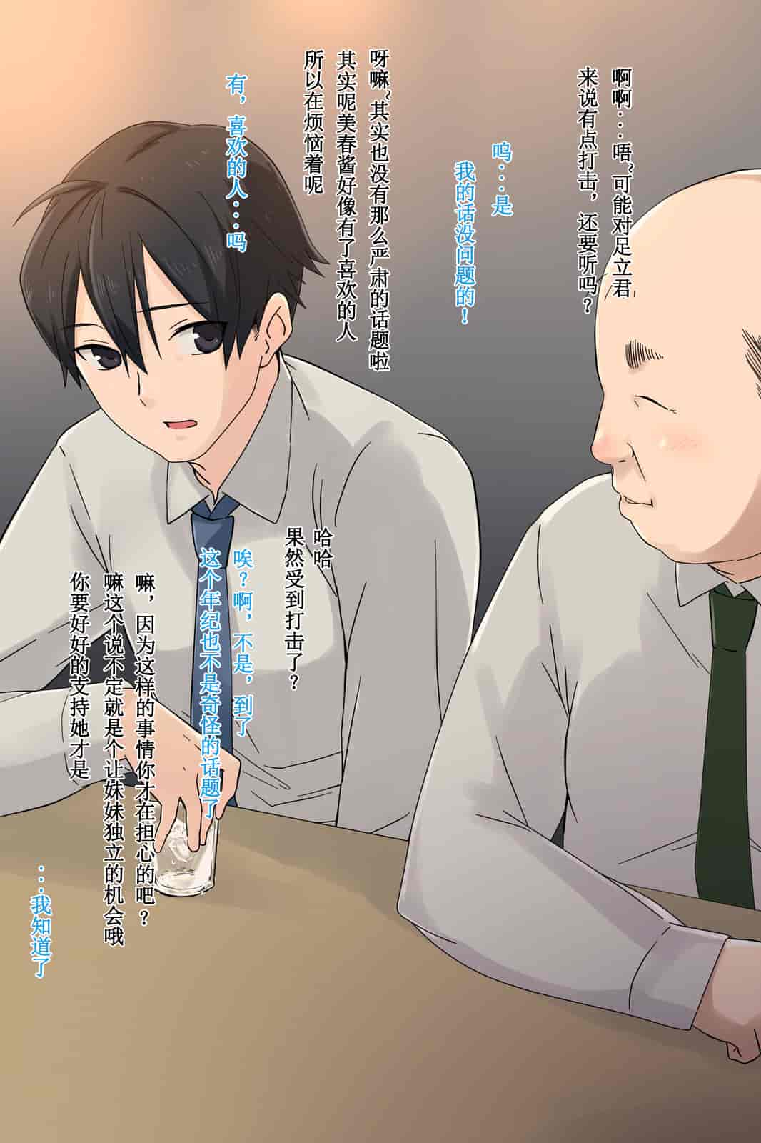 汉化版-[唔得闲个人汉化][K-てん] 俺の最愛の妹が中年親父の性処理嫁にされるまで 中編_第2集