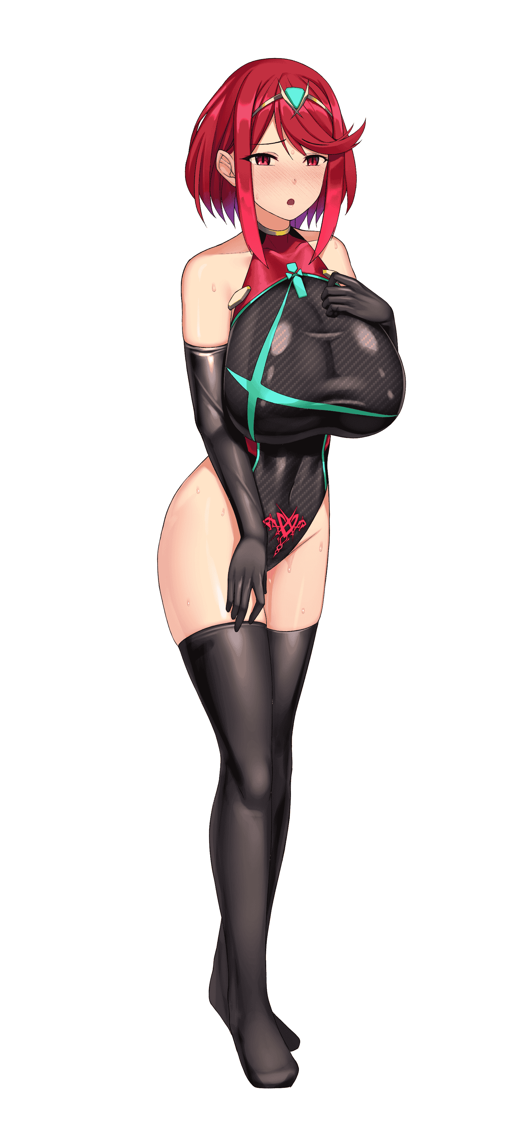 汉化版-[黒歴史観測所 (三夜代)] ホムラ改造実験 (ゼノブレイド2) [天煌汉化组]_第9集