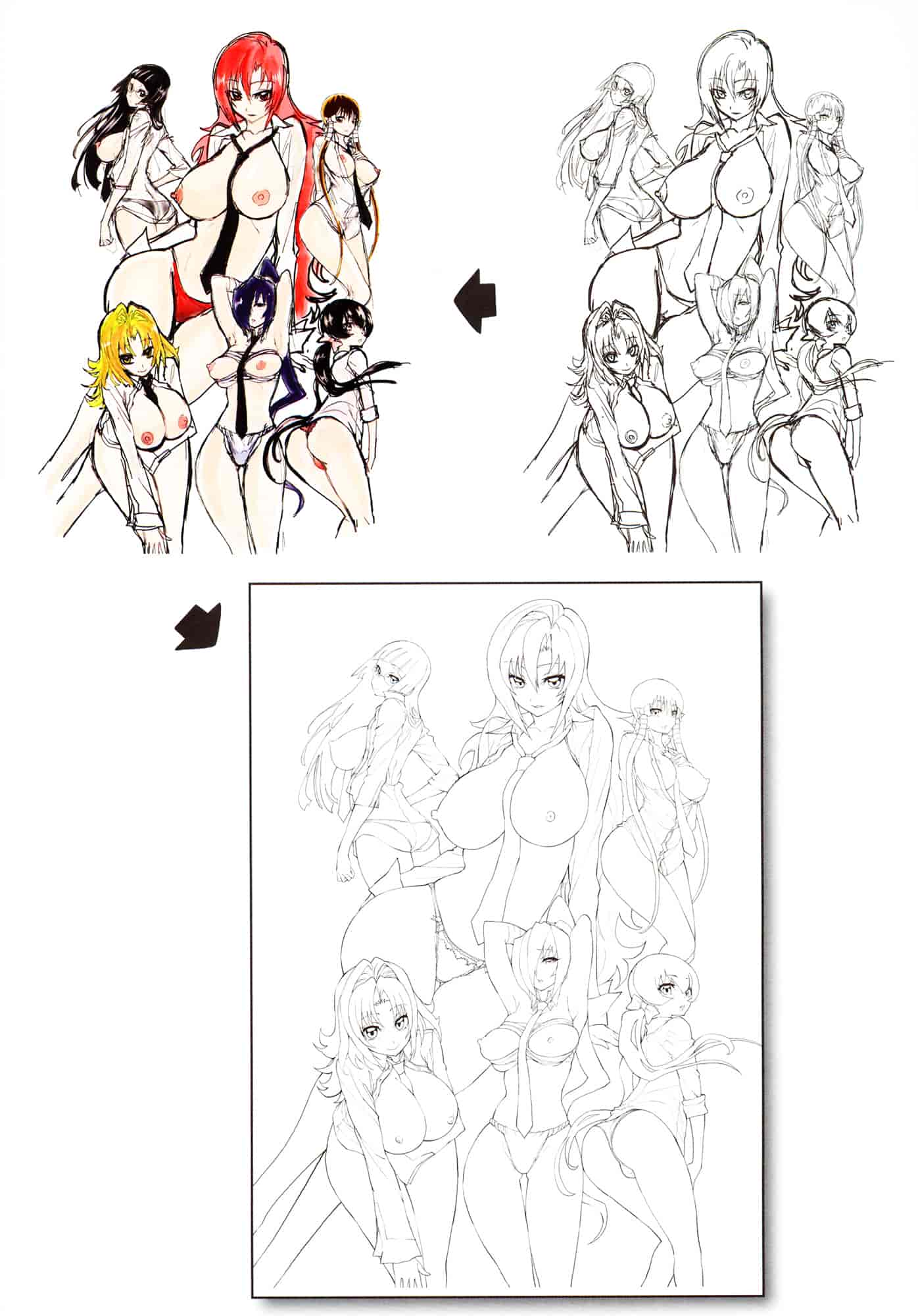 汉化版-[きひる] ハーレム部隊は僕をしゃぶりつくす♥_第6集