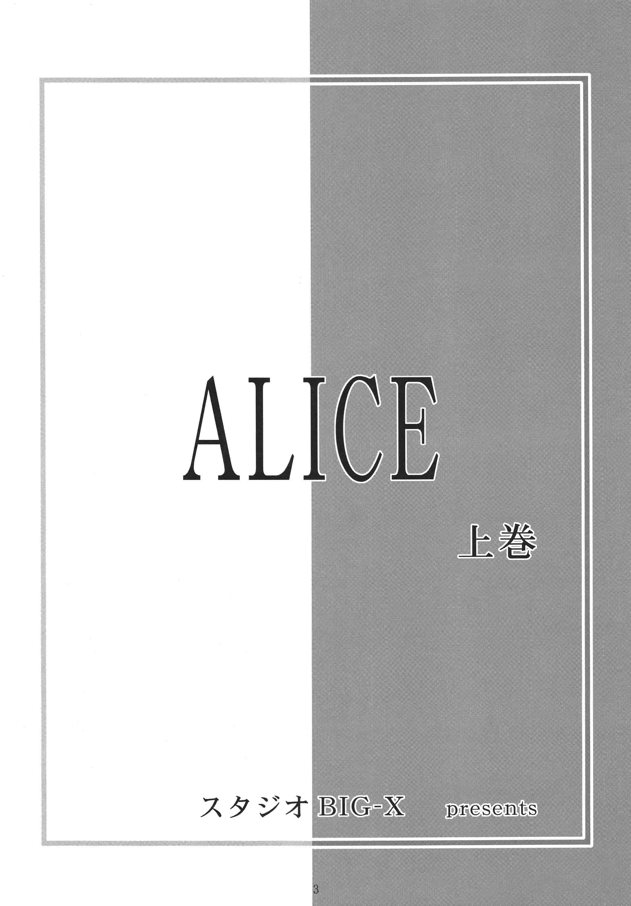 汉化版-[STUDIO BIG-X (ありのひろし)] ALICE 上巻 [FFT汉化组]_第1集
