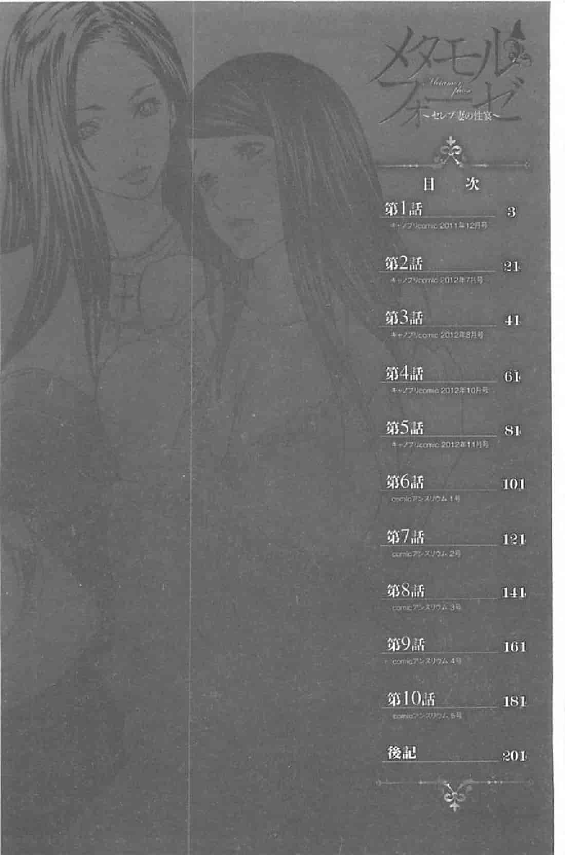 汉化版-[葵ヒトリ, 十六夜清心 & 山咲まさと] メタモルフォーゼ ~セレブ妻の性宴~ (Chinese)_第1集