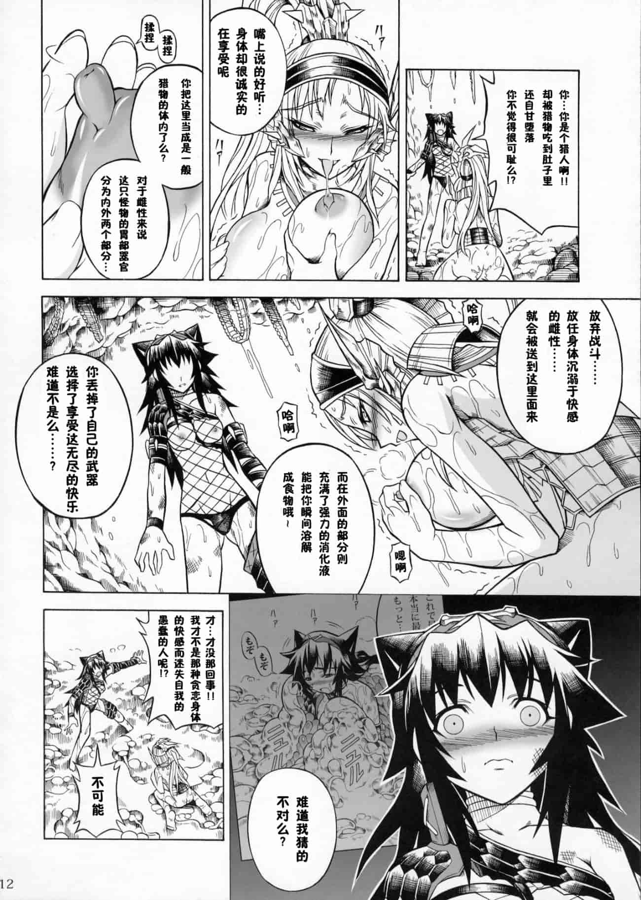 汉化版-[魔狩十織] ソロハンター達の生態_第2集