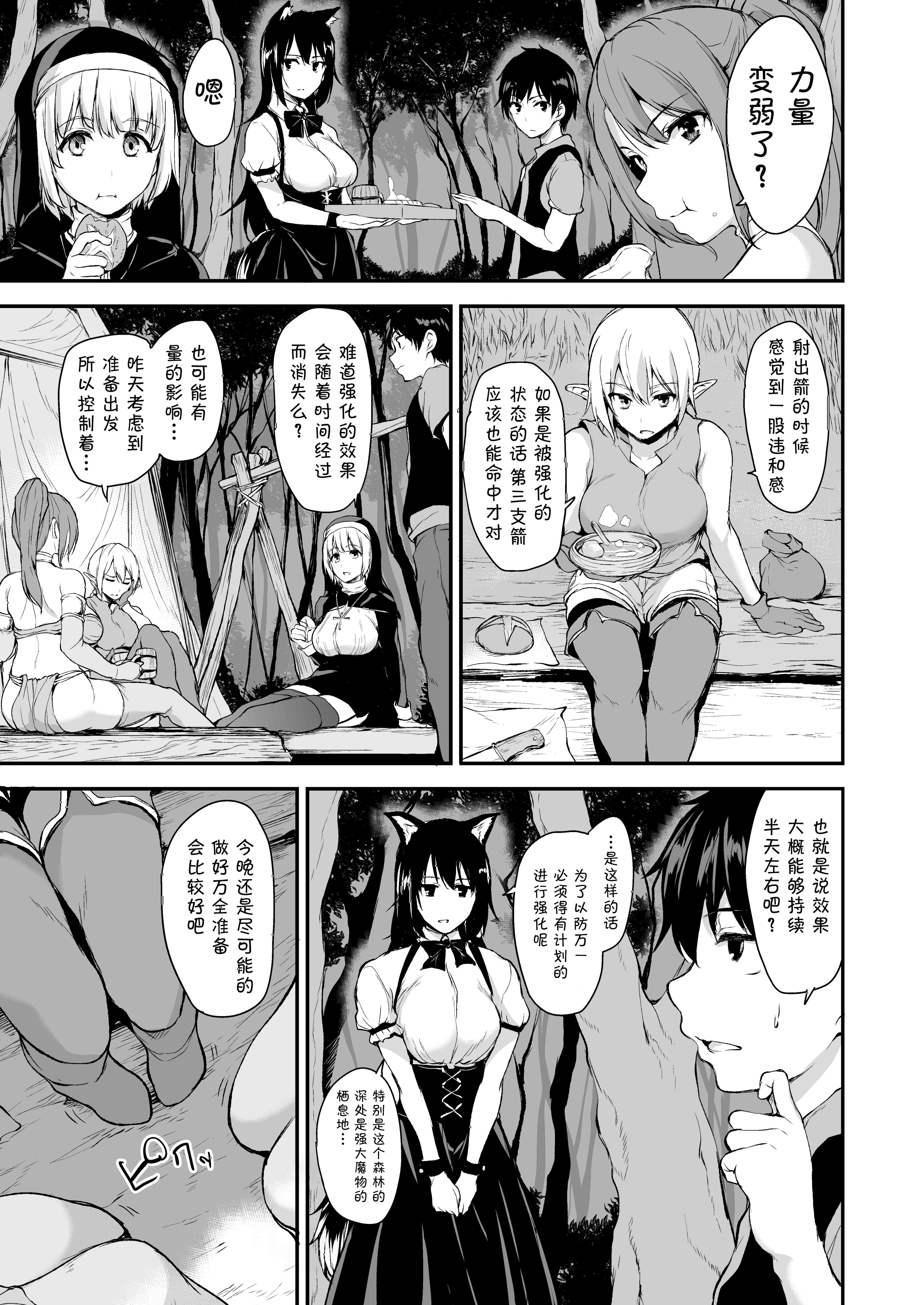 汉化版-【鬼畜王汉化组】 [しまぱん (立花オミナ)] 異世界ハーレム物語 総集編1 (オリジナル) [DL版]_第3集