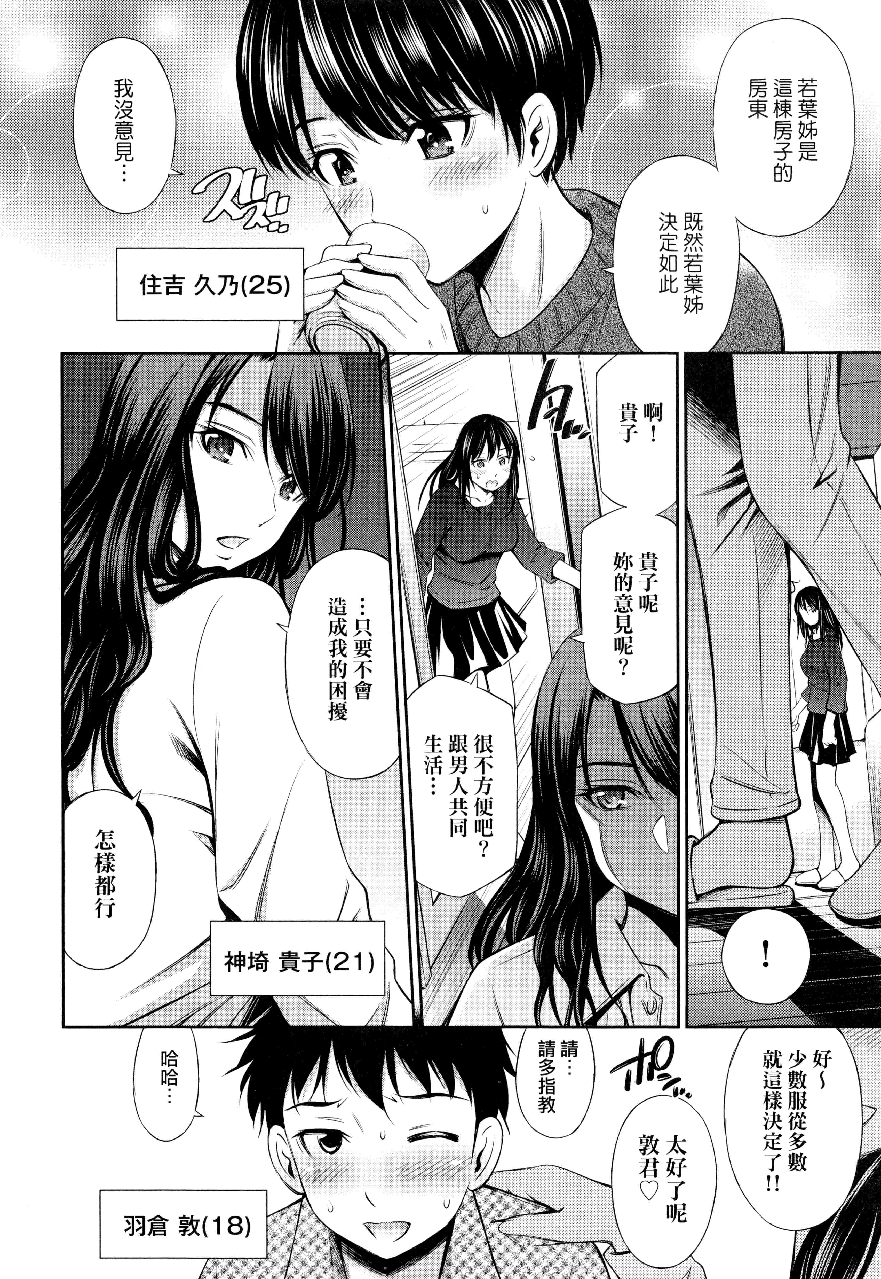 汉化版-[左橋レンヤ] シェアハウスへようこそ 歡迎來到共享分租公寓 [無修正]_第1集