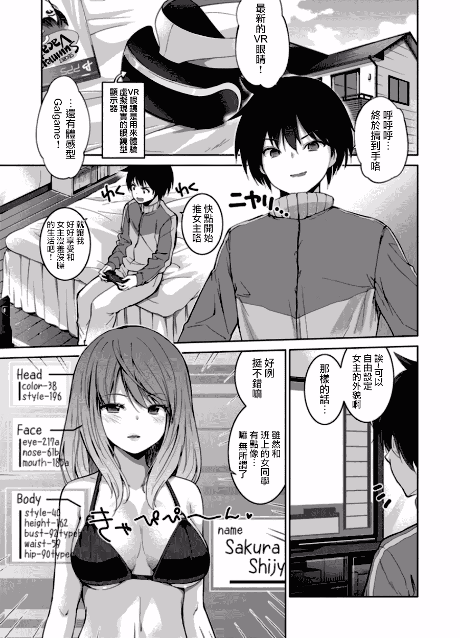 汉化版-[夢之行蹤漢化組×前线作♂战♀基地]  [天空太一] エッチなVRゲーム中…間違って妹にマジSEXしてた! [在VR黃遊裡搞錯了結果上了妹妹！]  [完全版]_第1集