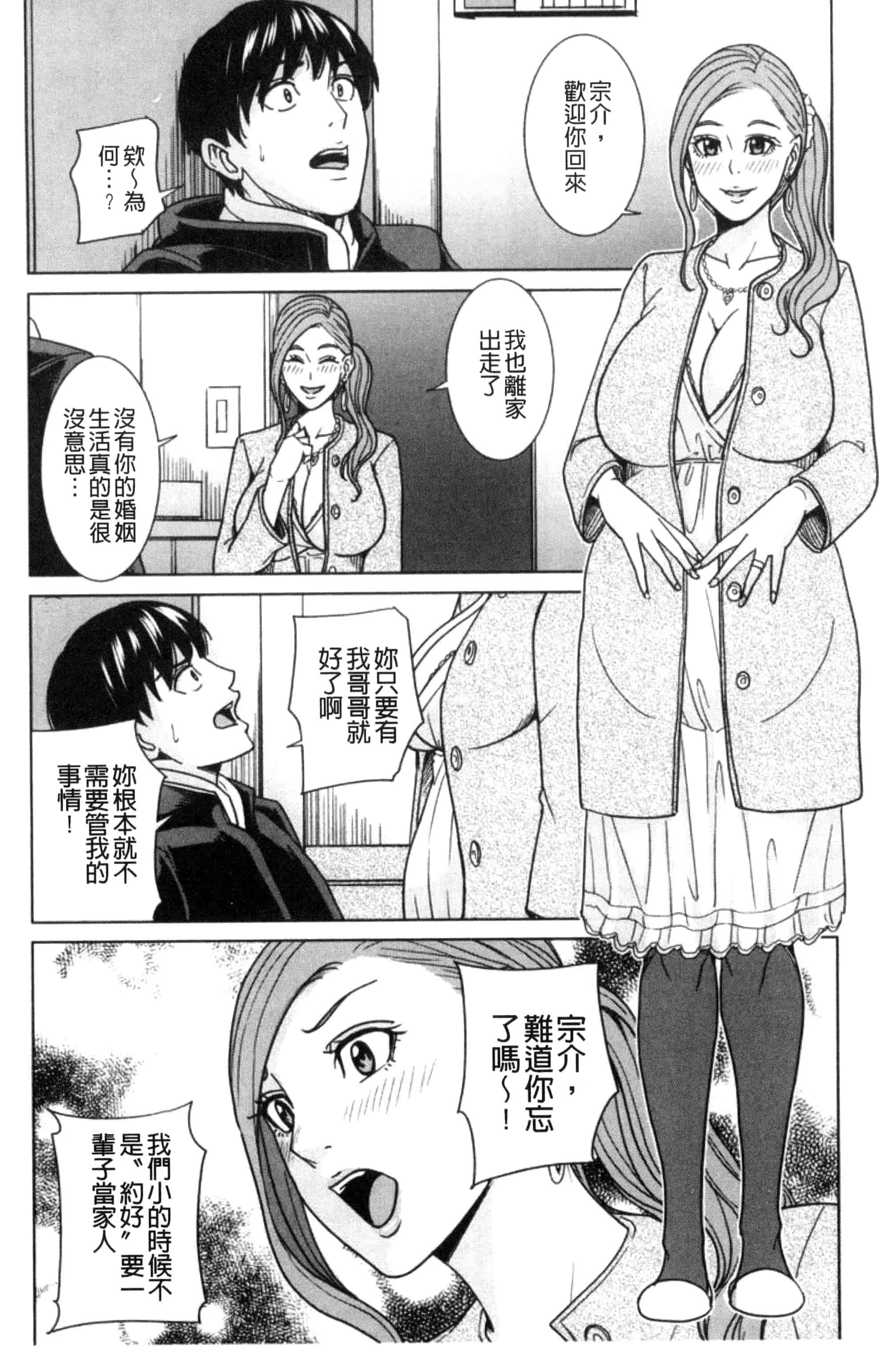 汉化版-(成年コミック) [舞六まいむ] 兄嫁ビッチライフ 兄嫂淫蕩女性生活 [風與夜陌製做] C3281_第4集